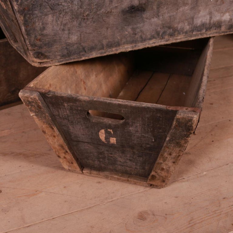 Wooden French Grape Bins For Sale at 1stDibs grape bins for sale