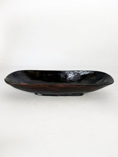 Wooden fruit basket with antique patina, France, 1960