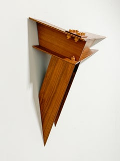 Wooden Girder Sculpture by Stephen L. Casey, 1980
