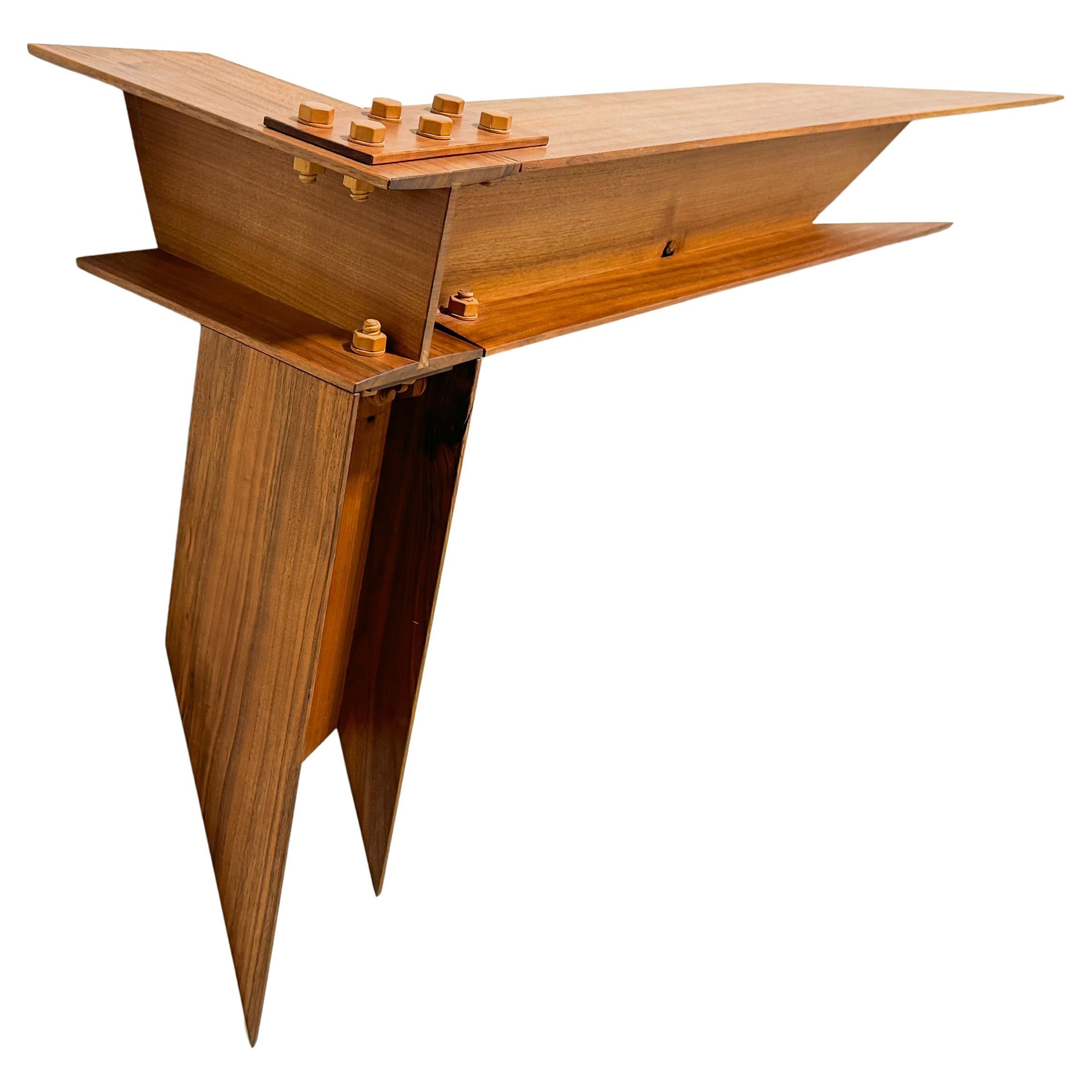 Scultura in travi di legno di Stephen L. Casey, 1980 in vendita