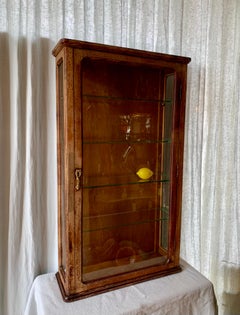 Wooden Glass Display Cabinet - Vitrine