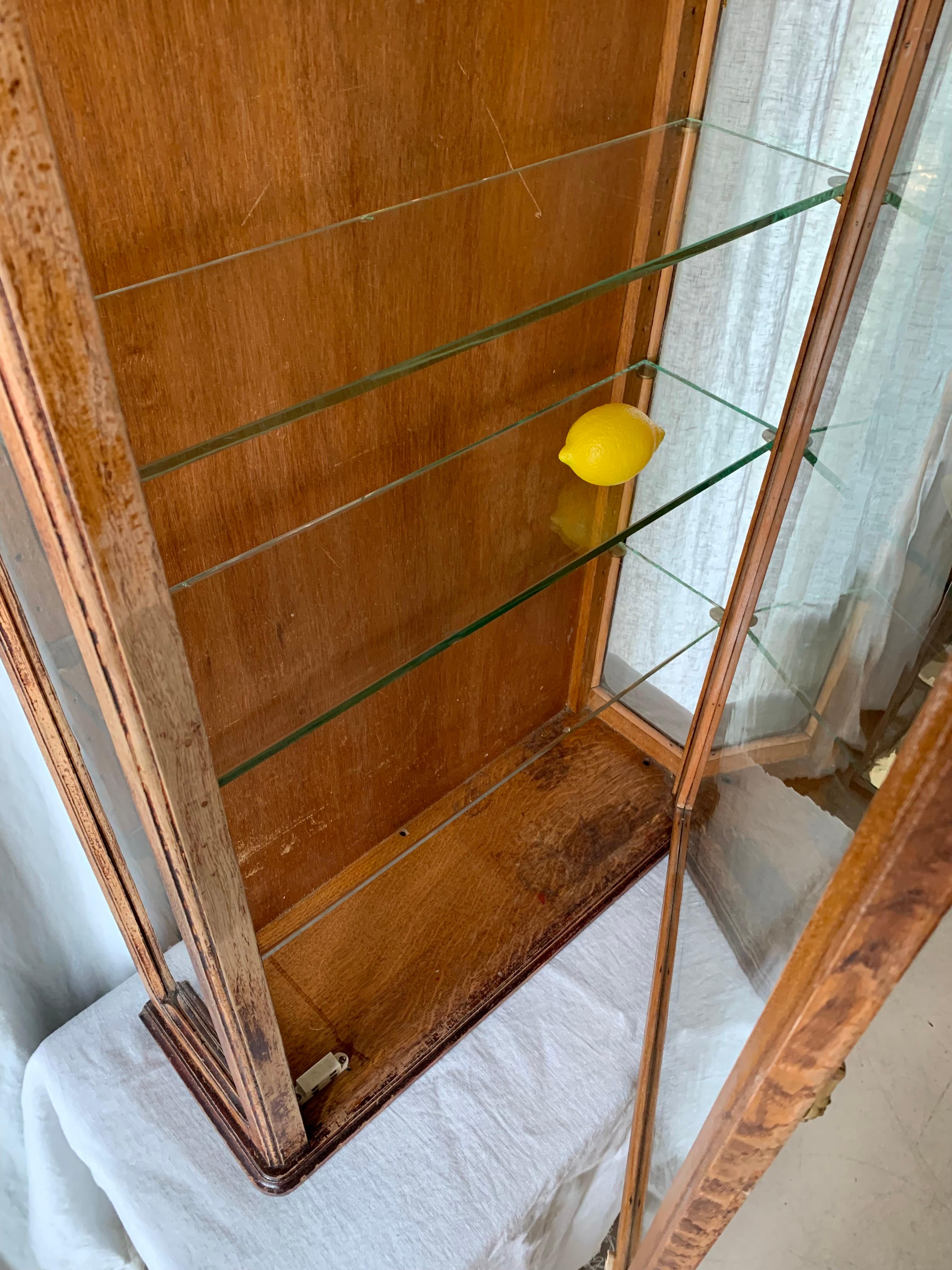 Wooden Glass Display Cabinet - Vitrine 4