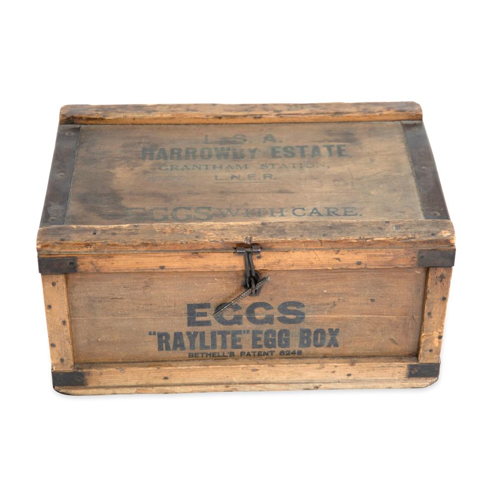 British Wooden Grocery Boxes