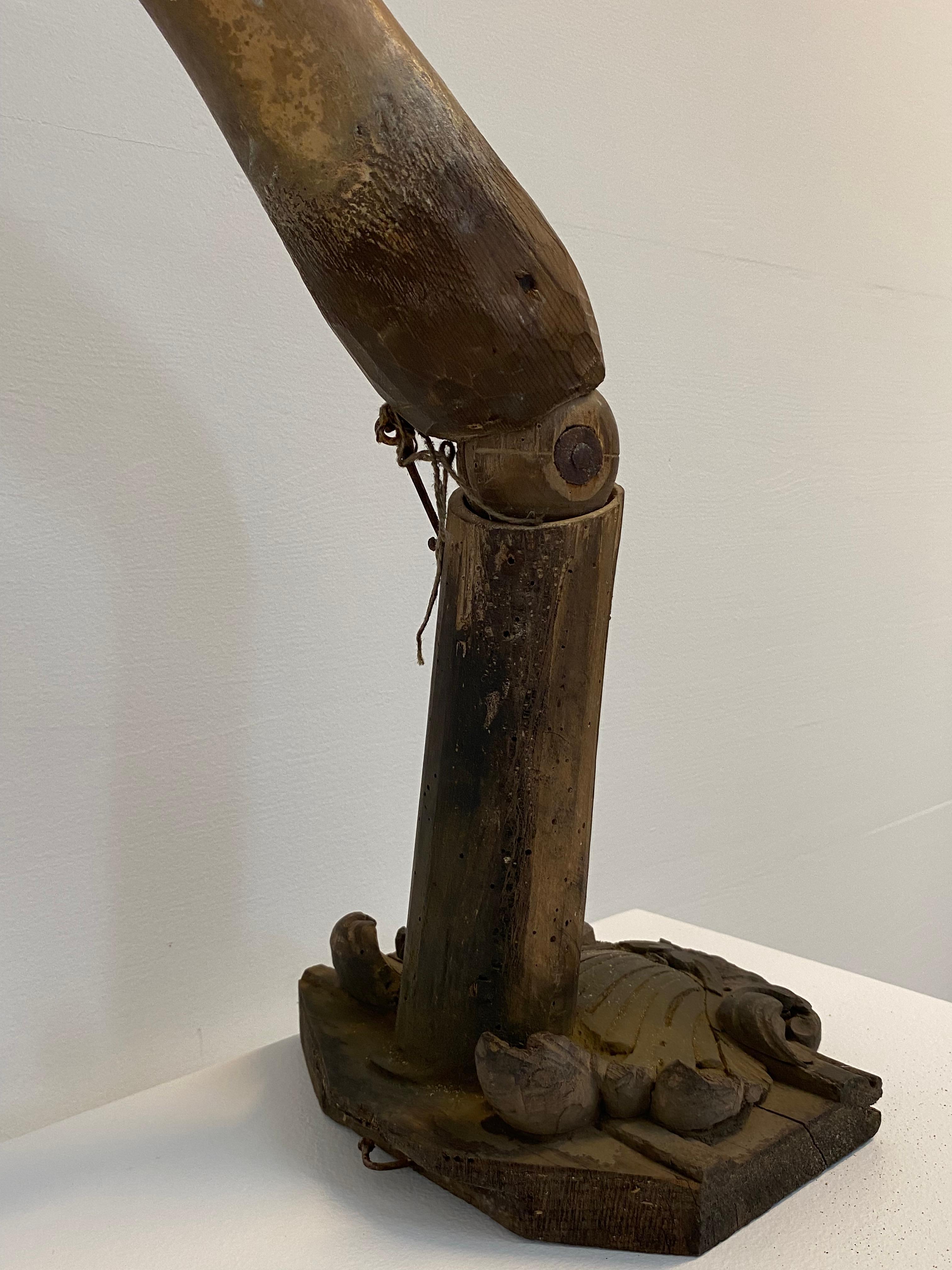 Wooden Hand of an Antique Mannequin, Italy, 18 th Century For Sale 2