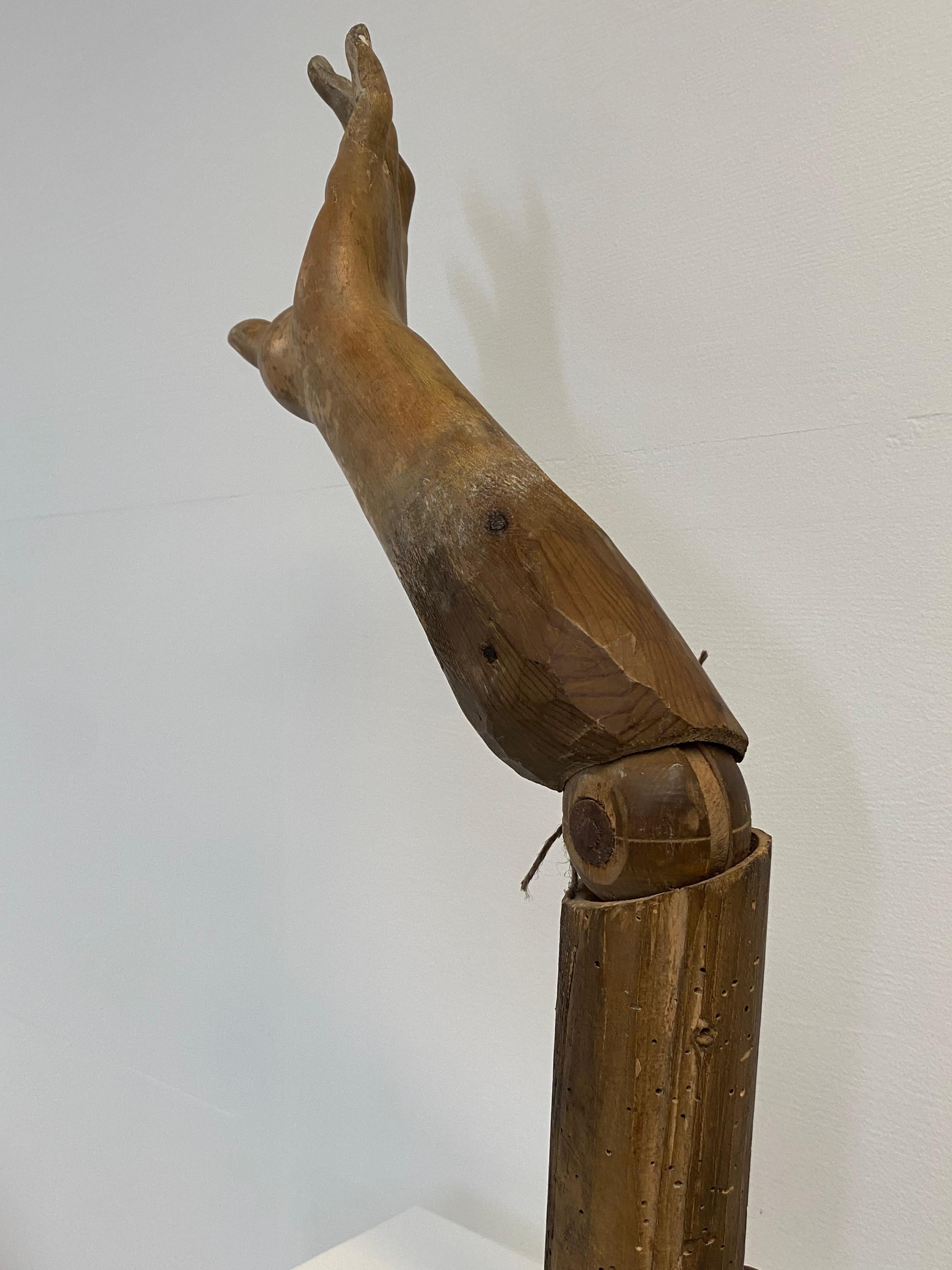 Wooden Hand of an Antique Mannequin, Italy, 18 th Century For Sale 5