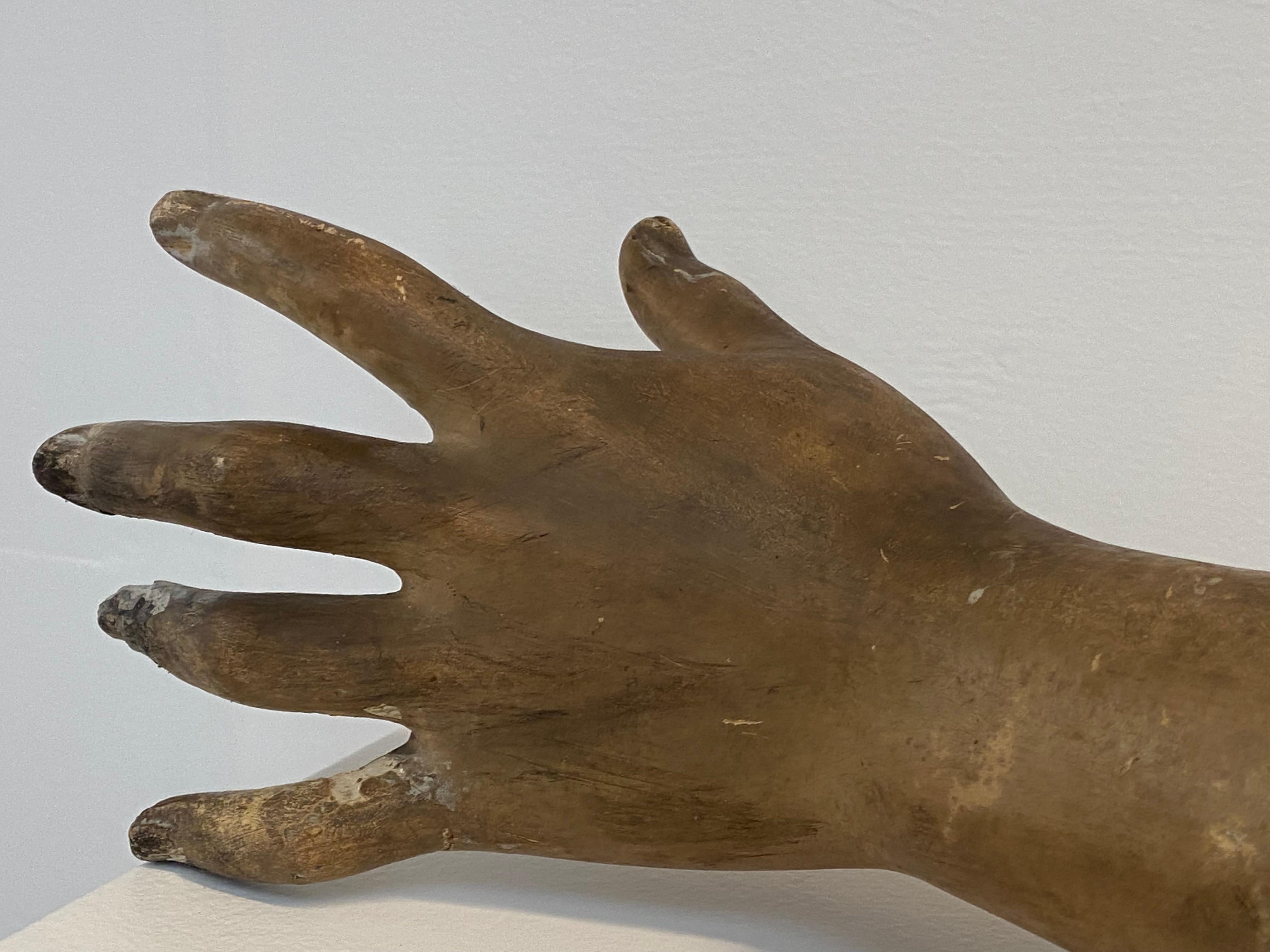 vintage mannequin hand