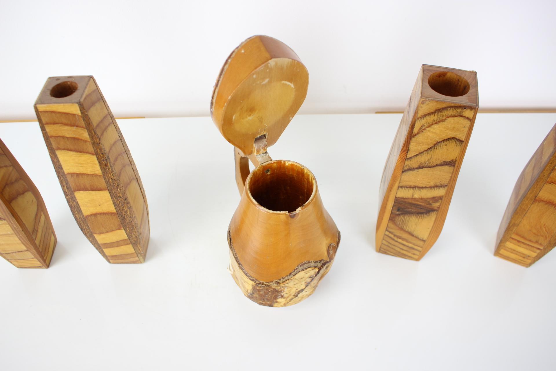 Wooden Handmade Items 1950s, Czechoslovakia For Sale 1