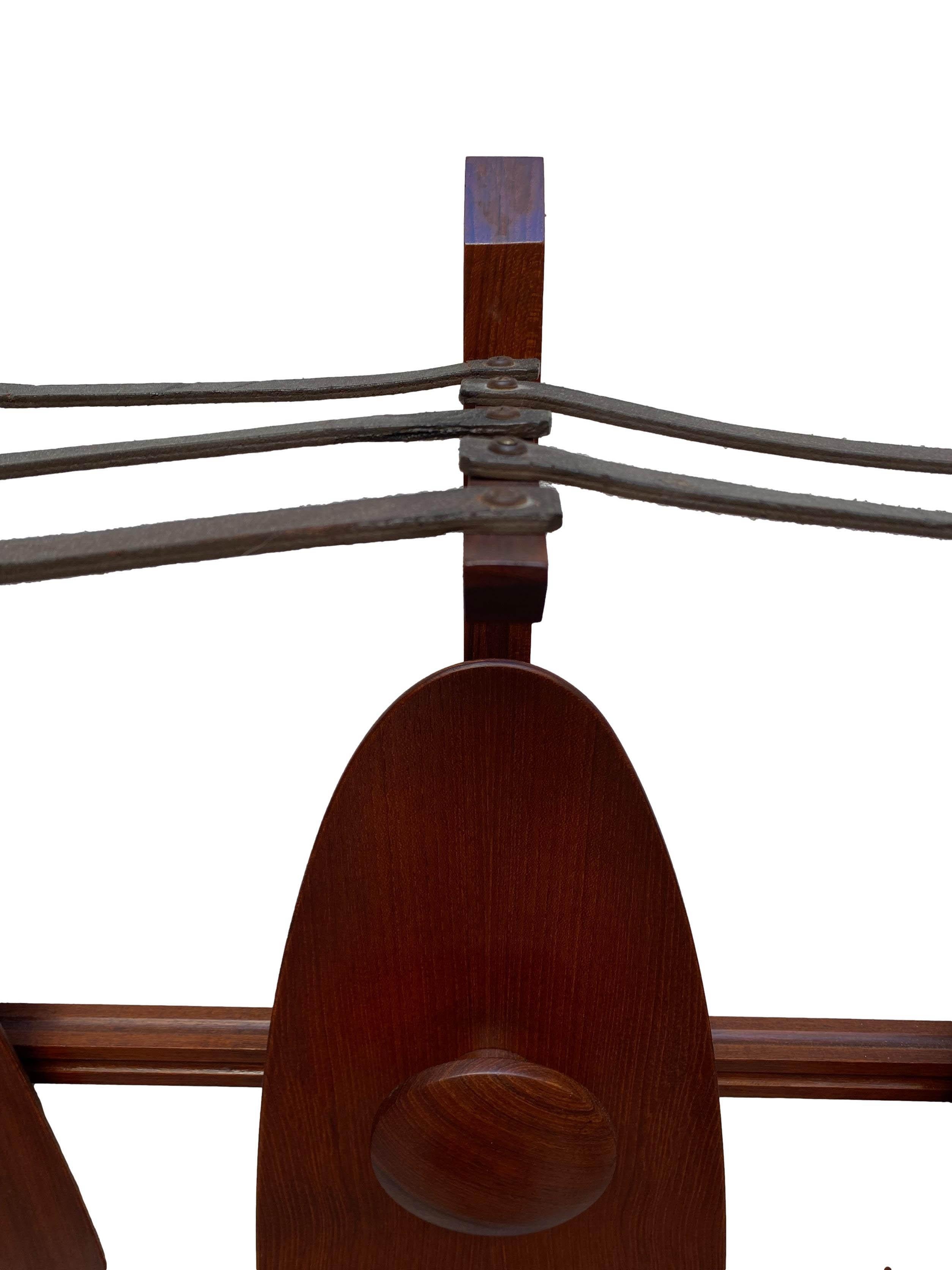 Wooden Hat anf Coat Rack, Italy, 1960s 1