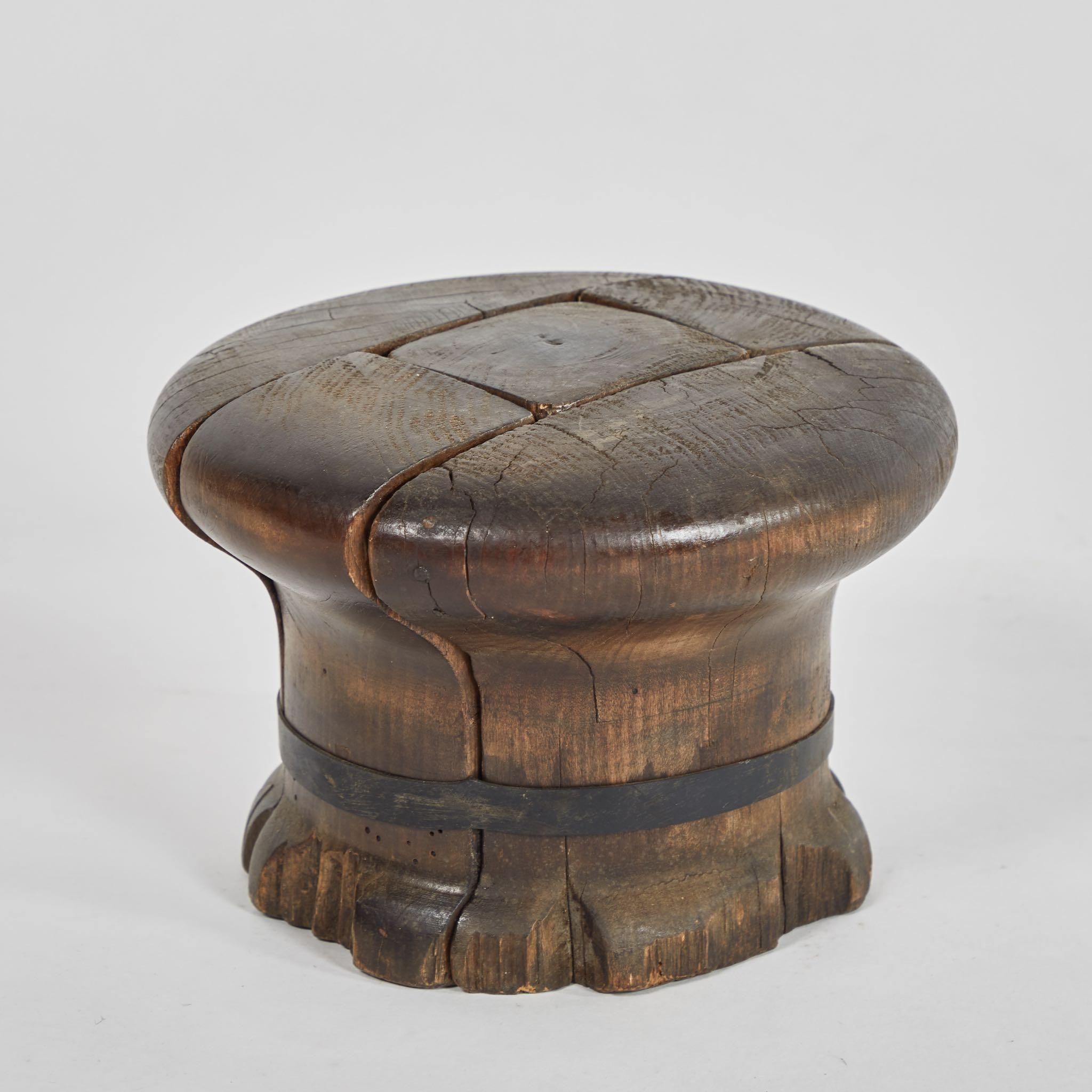 Early 20th Century French Turn of the Century Wooden Hat Stand