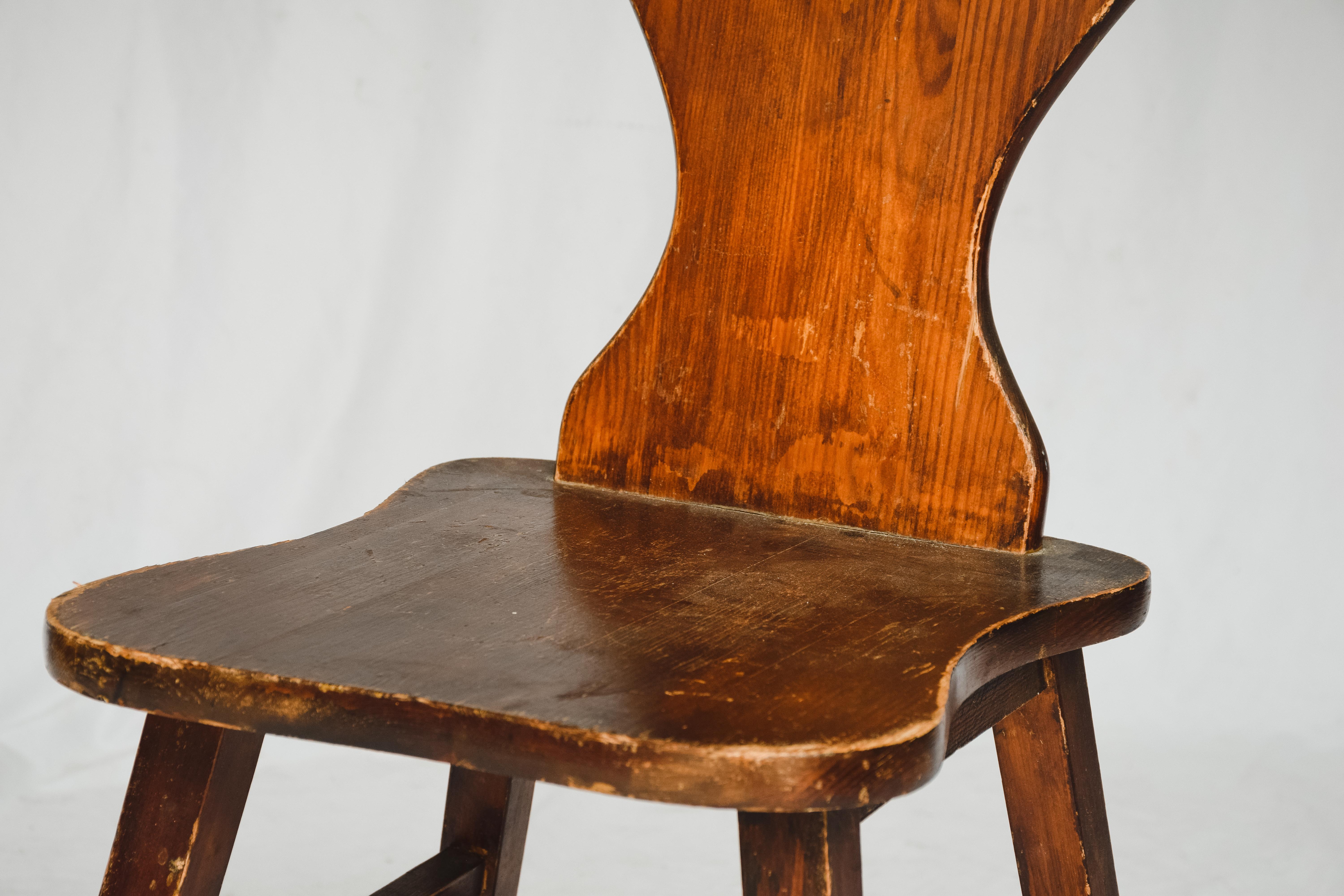 Wooden Heart Shaped Chair 5