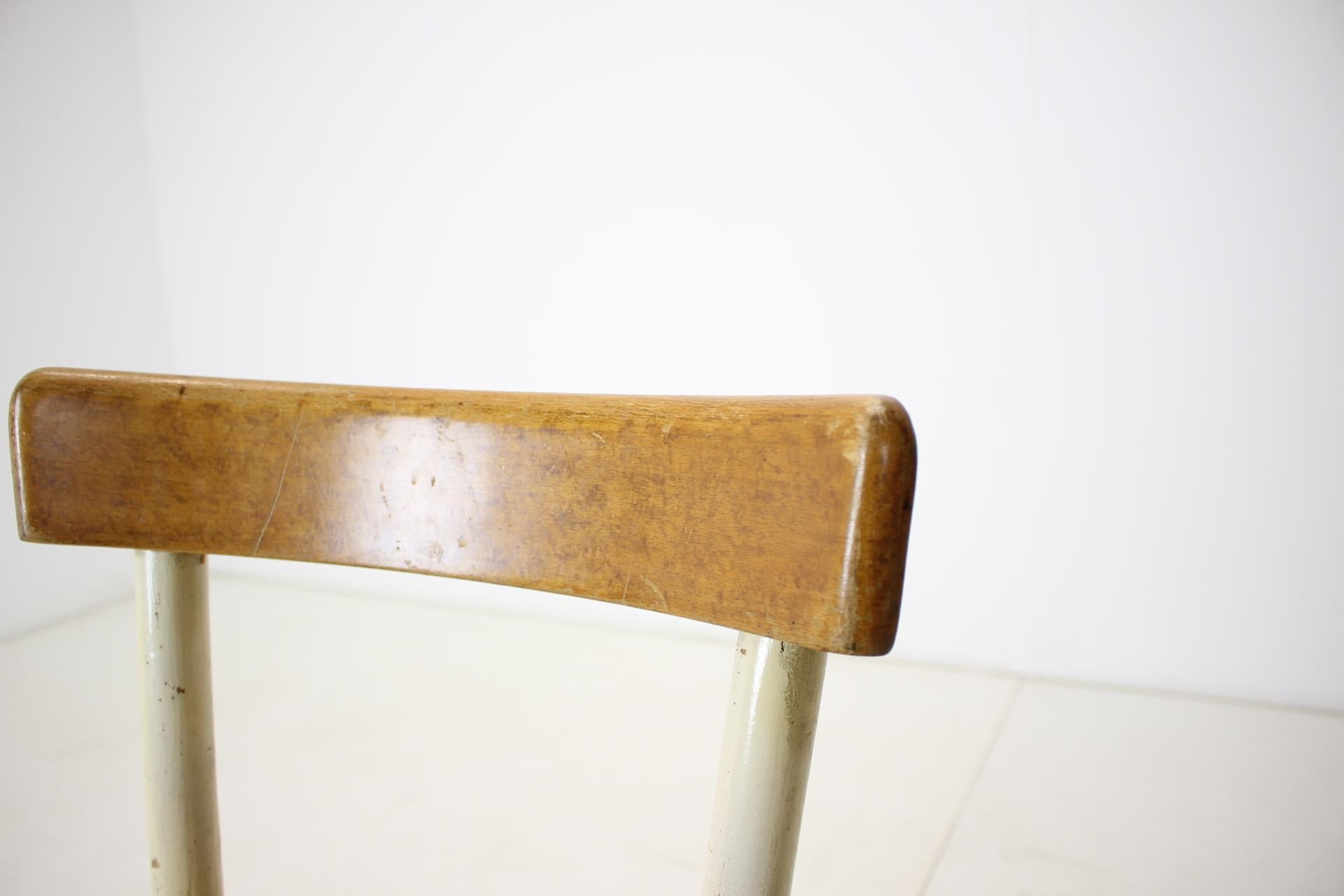 Wooden Height Adjustable Chair, Czechoslovakia, 1920s For Sale 2