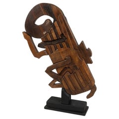 Scultura di cavallo in legno di Luciano Bertolotto, Italia, anni '90