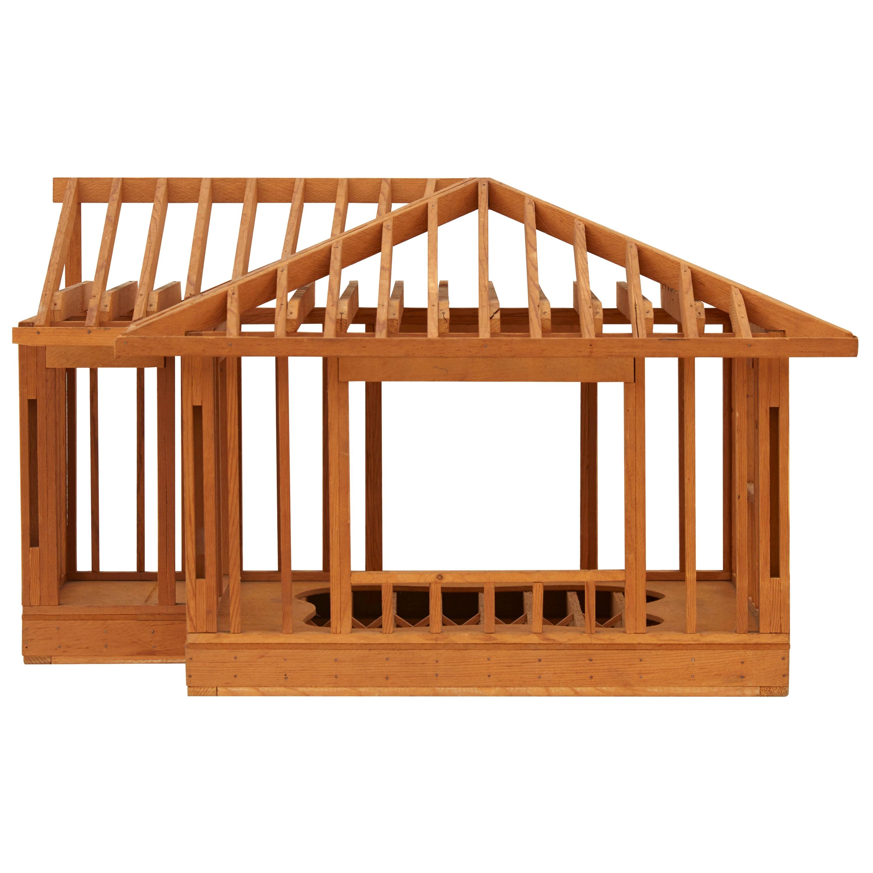 Wooden House Architectural Model