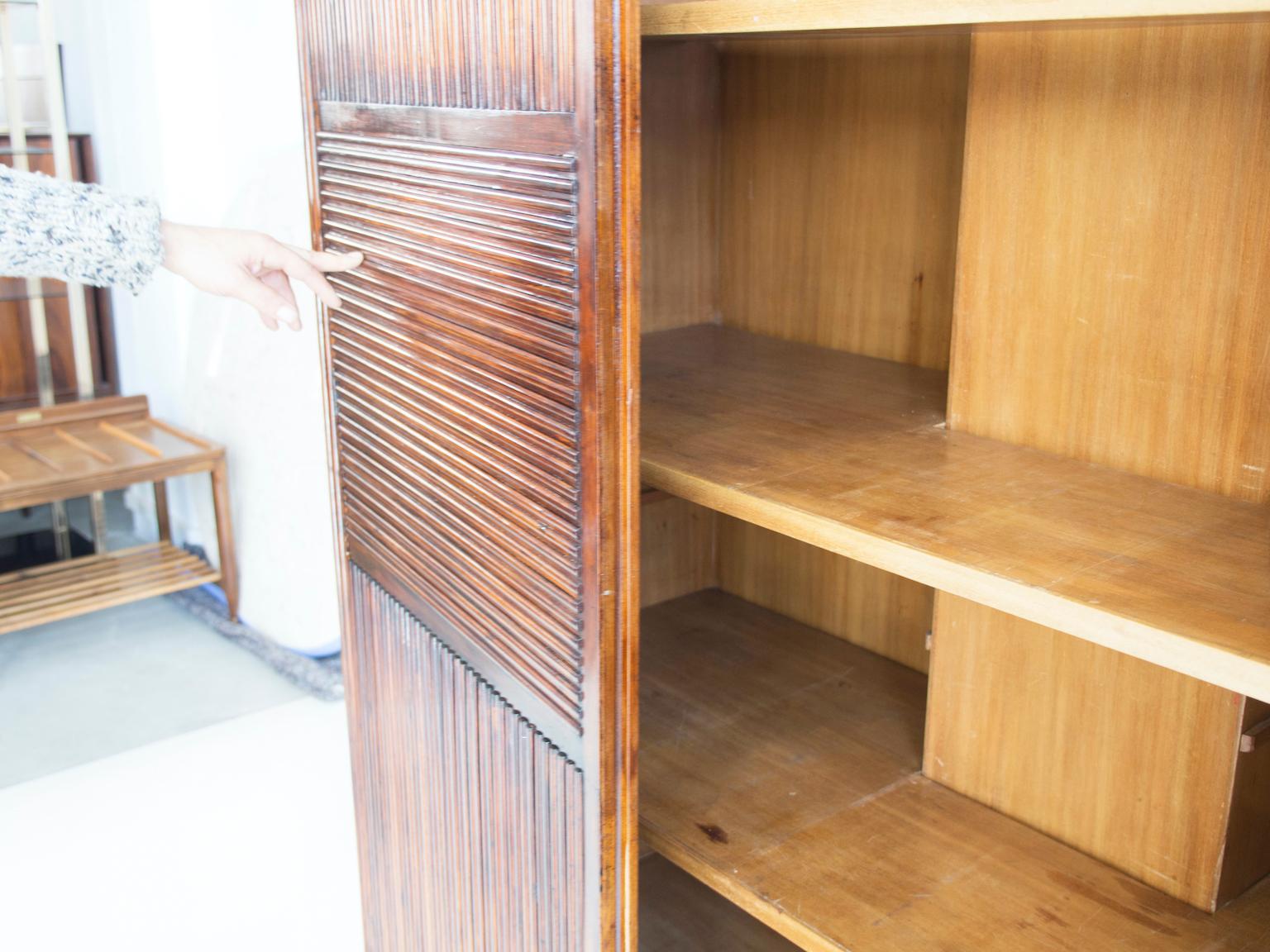 Wooden Italian Wardrobe from 1940s 7