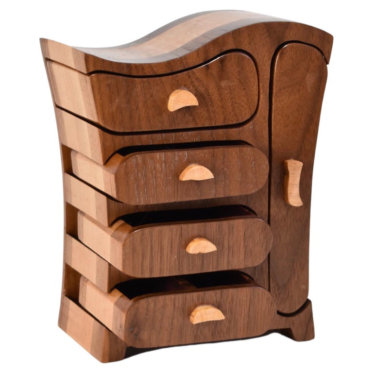 Wooden Jewelry Box For Sale at 1stDibs