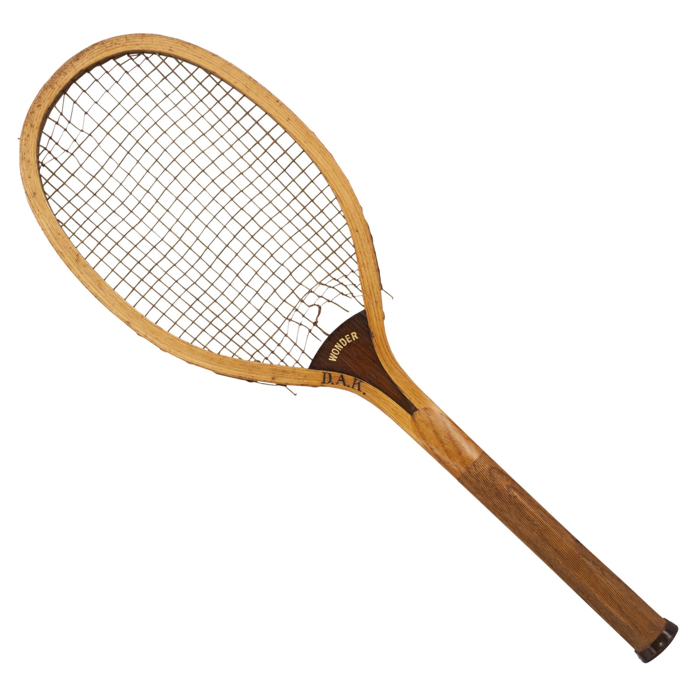 Wooden Lawn Tennis Racket, Wonder