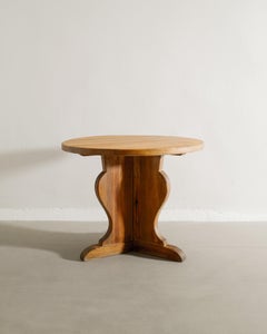 Wooden Lovö Side Table in Pine by Axel Einar Hjorth for Nordiska Kompaniet 1940