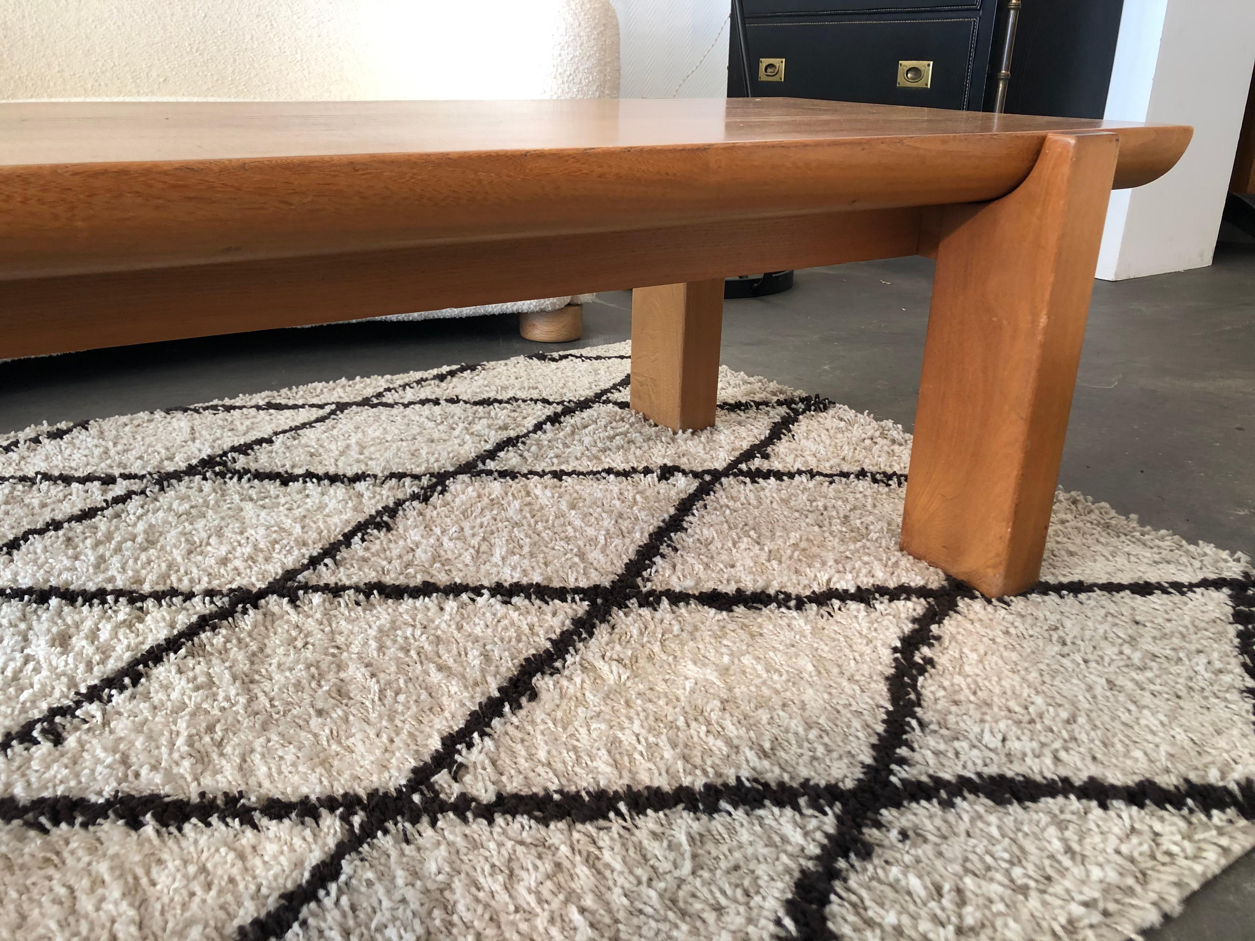 Table basse en bois de Luigi Gorgoni, 1974 en vente 8