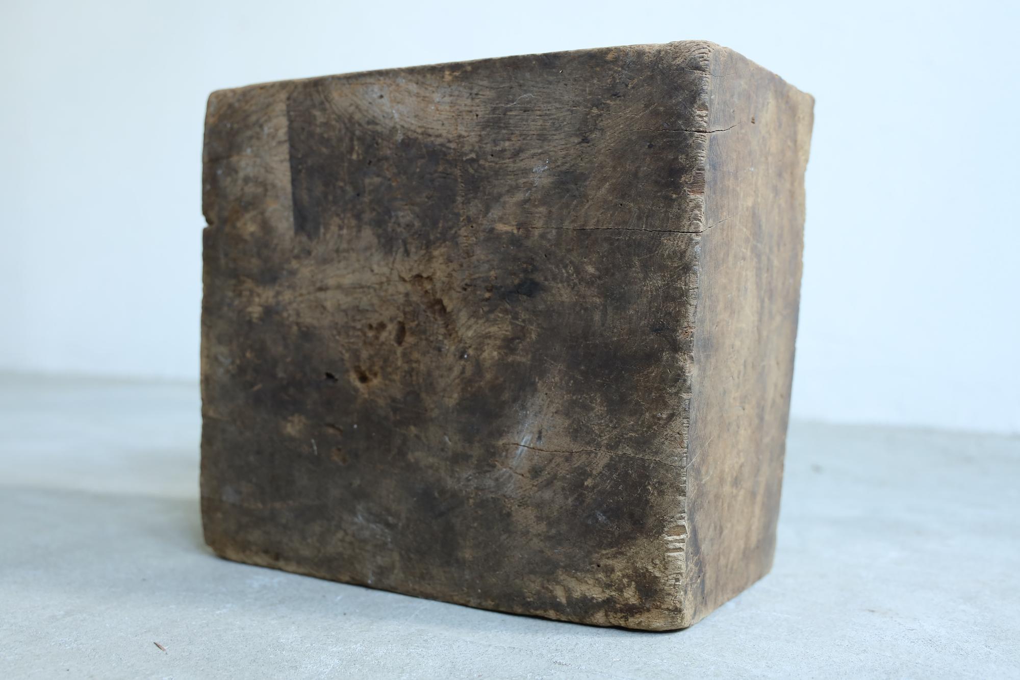 Wooden Low Table, Japanese Antique, Wabi-Sabi, Mingei 4