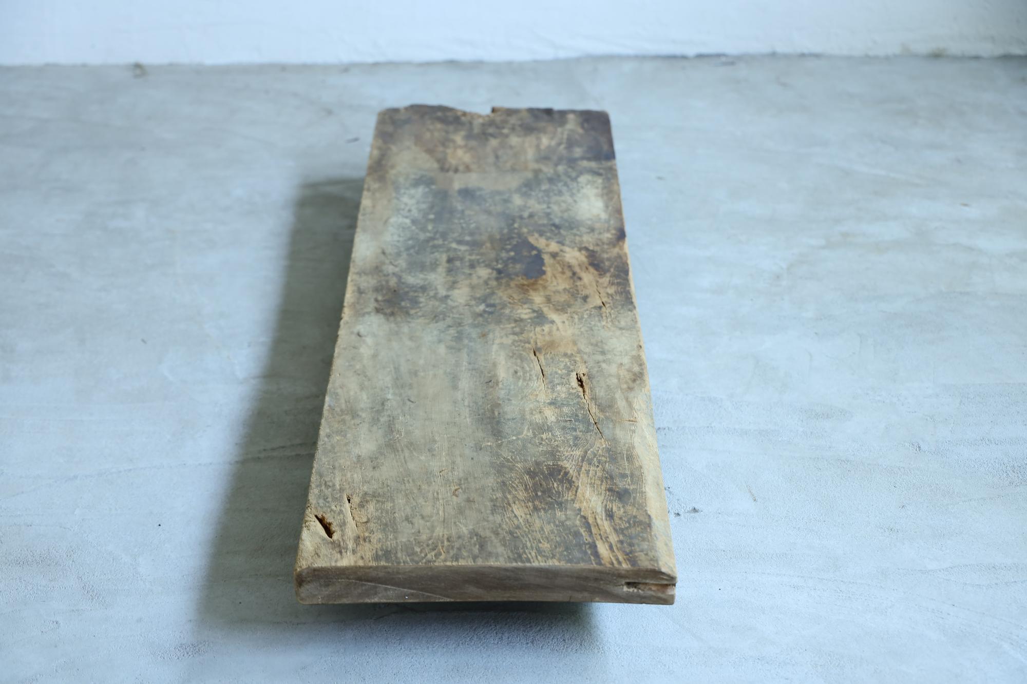 Niedriger Holztisch, japanisch, antik, Wabi-Sabi, Mingei im Angebot 7