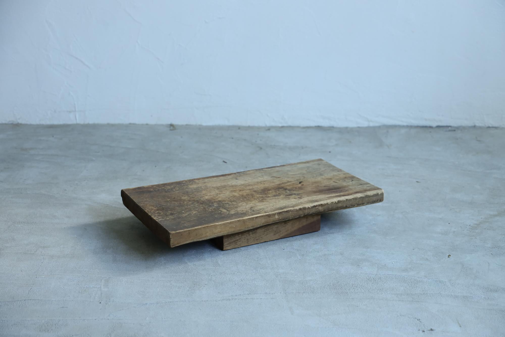 Wooden Low Table, Japanese Antique, Wabi-Sabi, Mingei 8