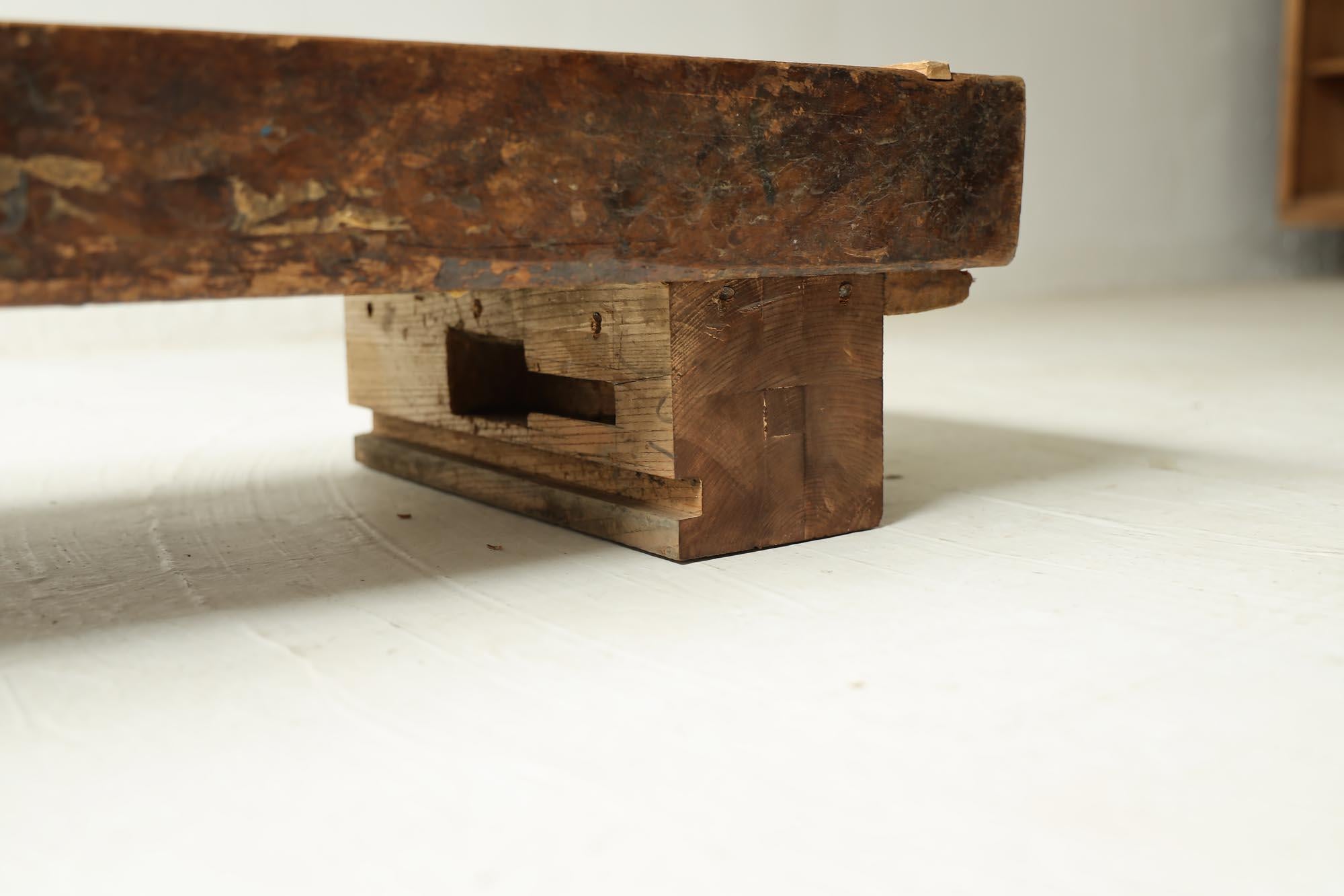 Wooden Low Table, Japanese Antique, Wabi-Sabi, Mingei 9