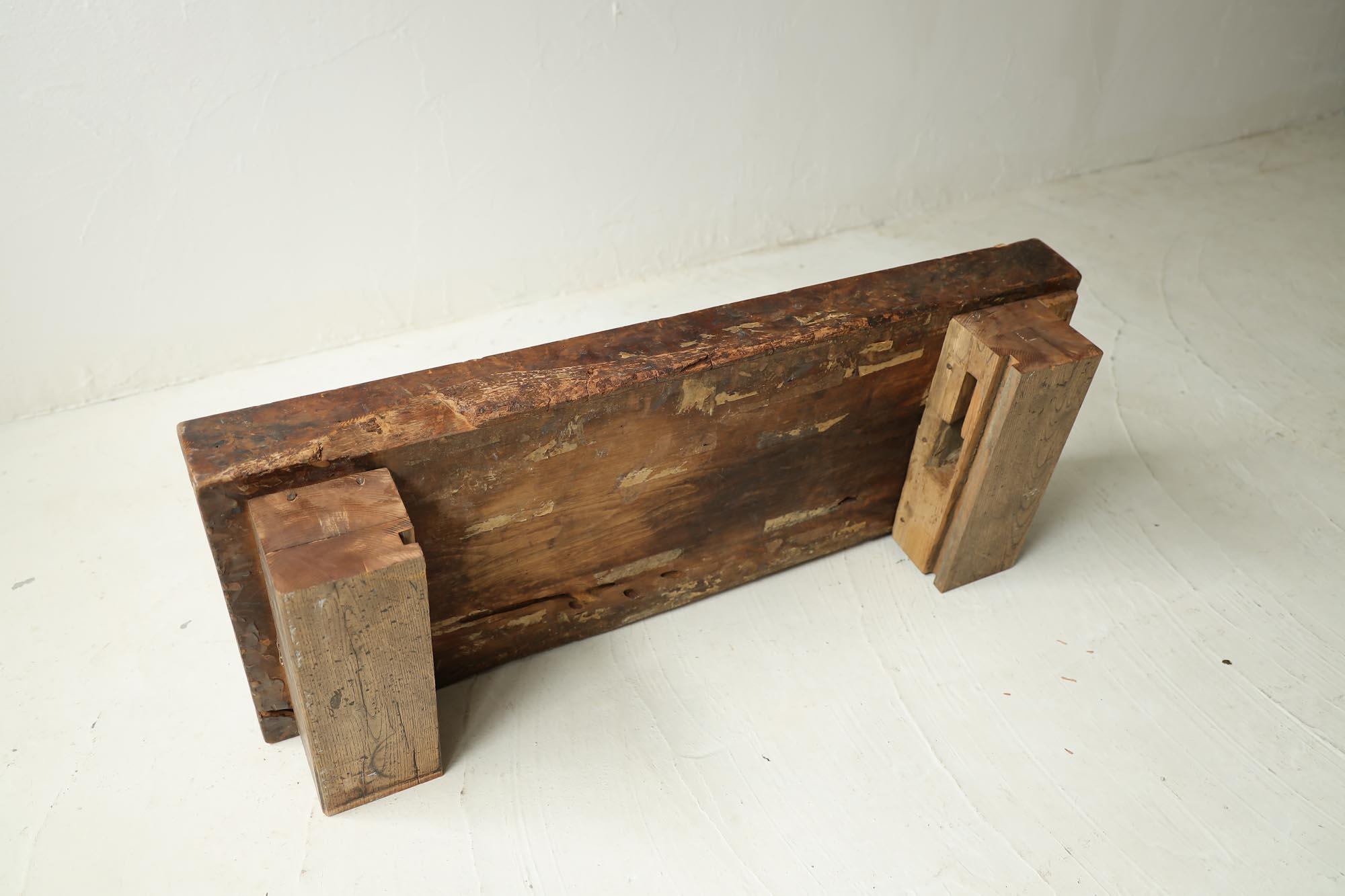 Wooden Low Table, Japanese Antique, Wabi-Sabi, Mingei 11