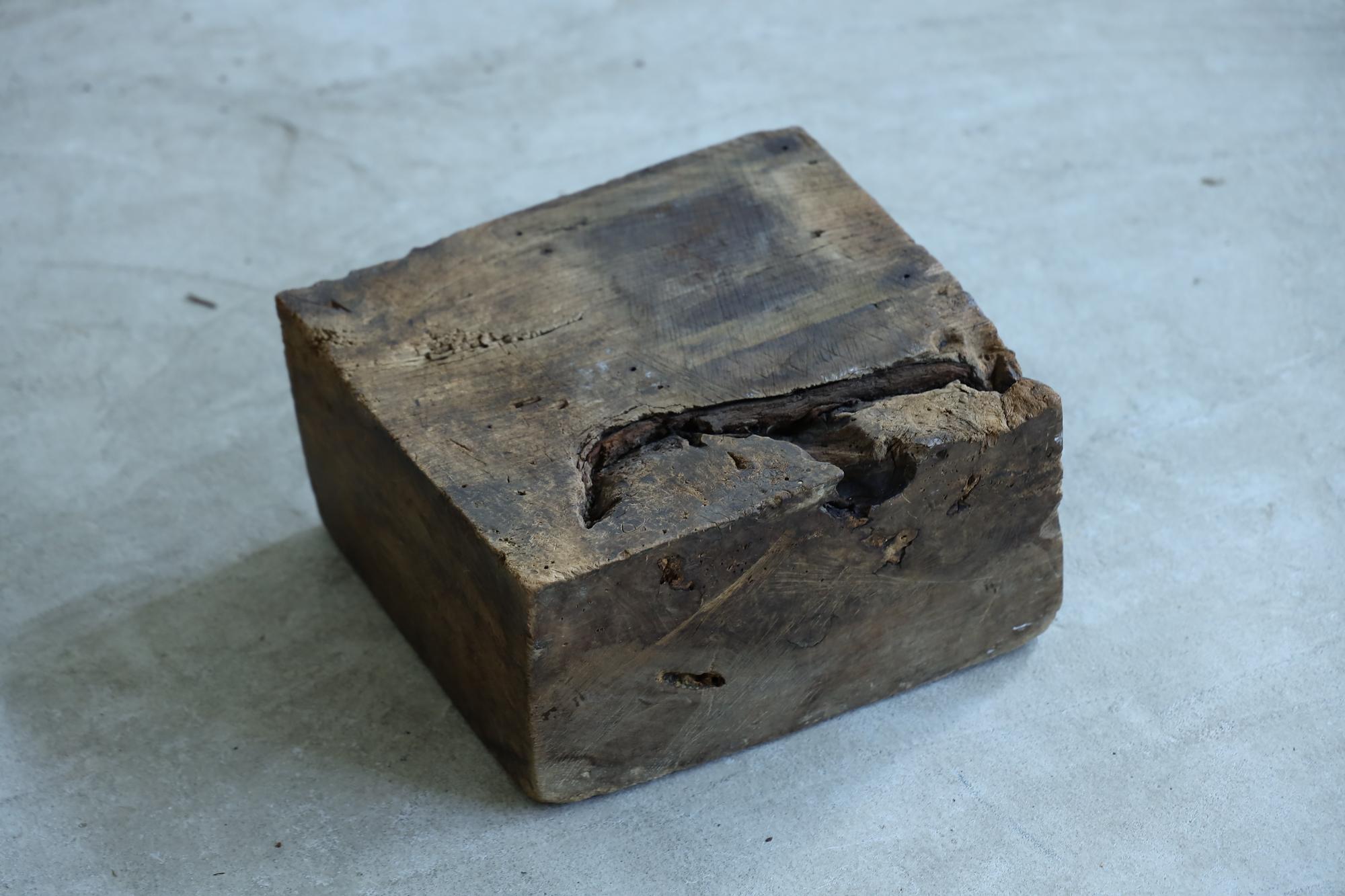 Meiji Wooden Low Table, Japanese Antique, Wabi-Sabi, Mingei