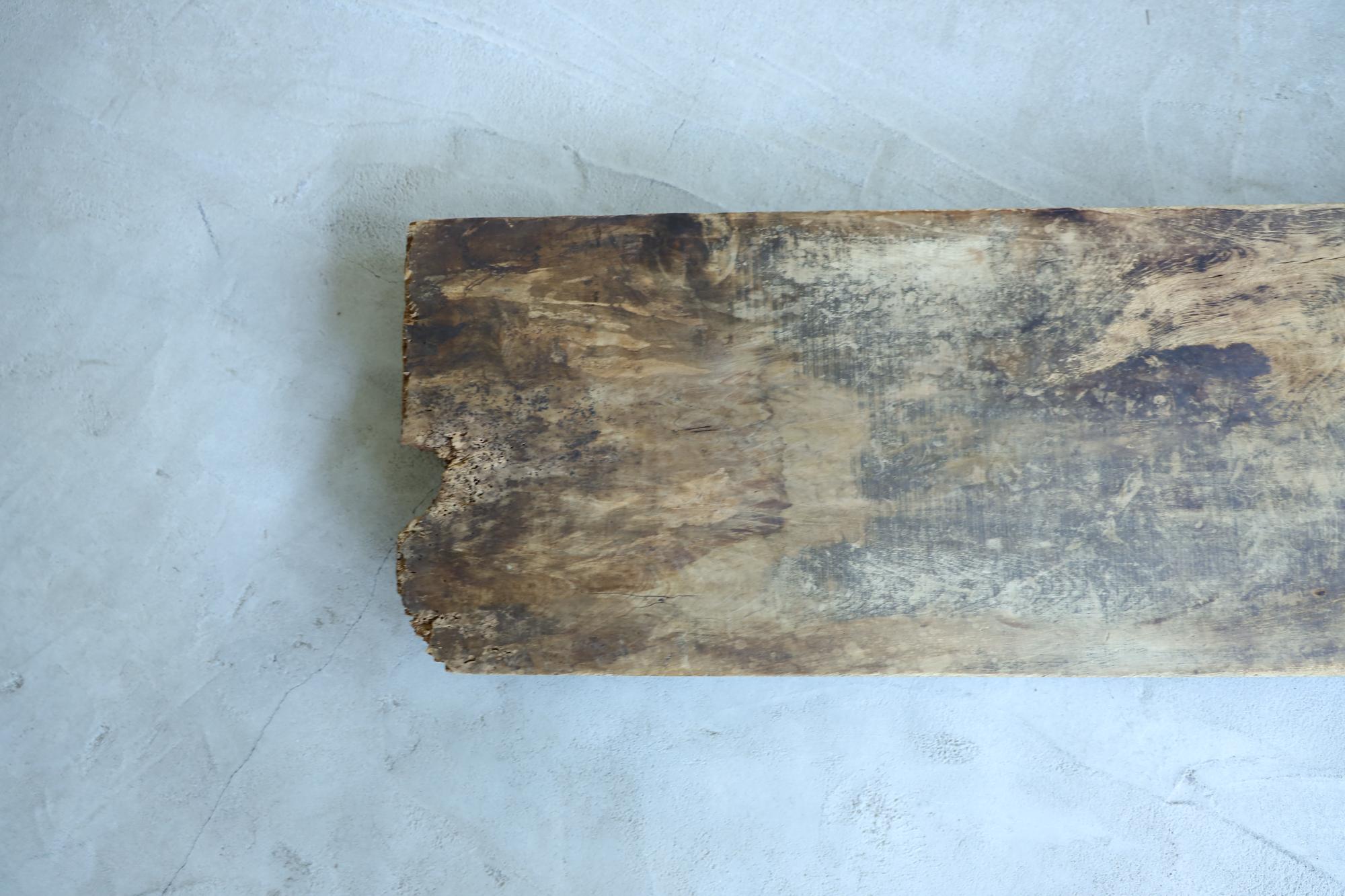 Niedriger Holztisch, japanisch, antik, Wabi-Sabi, Mingei im Angebot 1