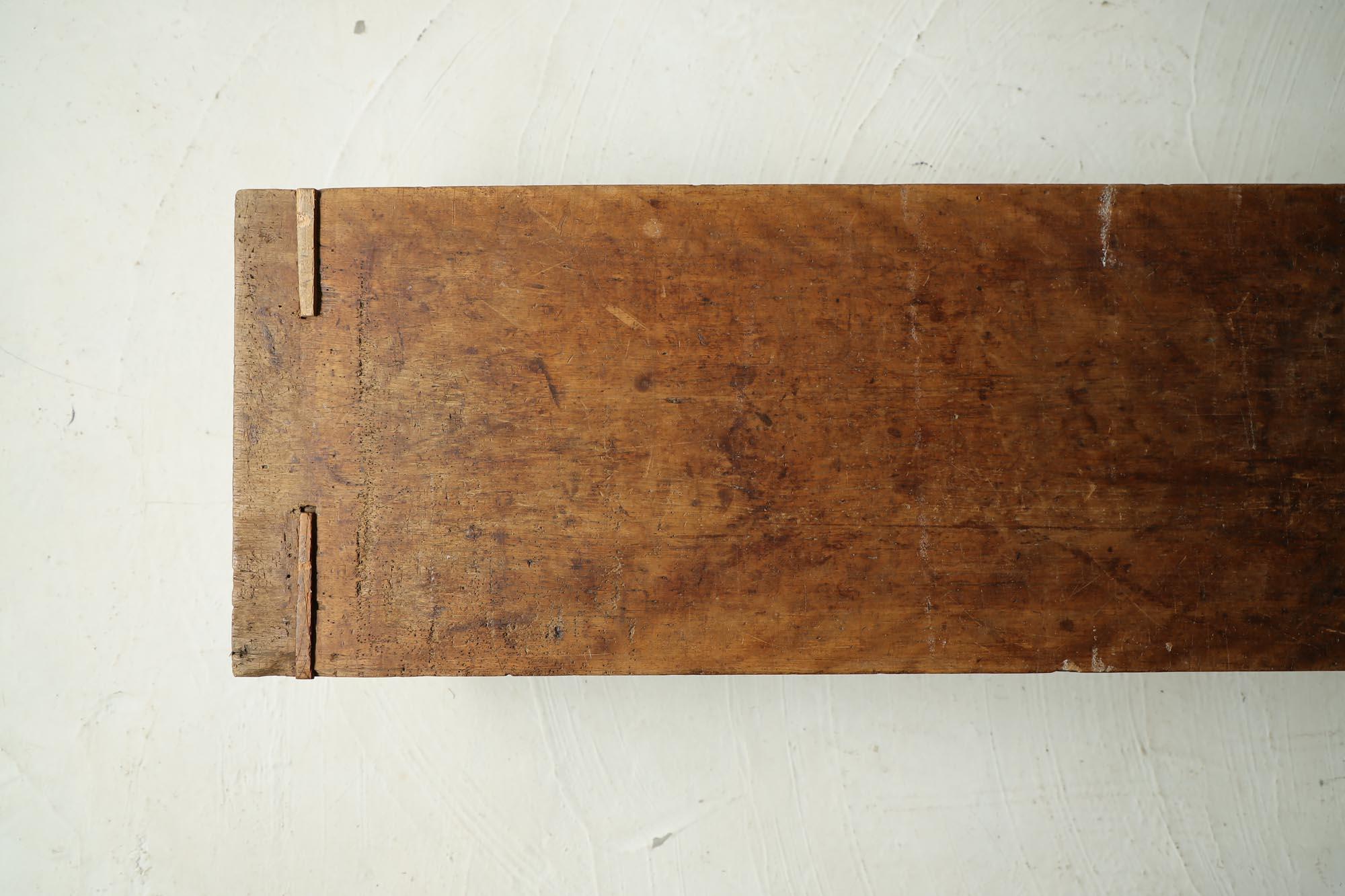 Wooden Low Table, Japanese Antique, Wabi-Sabi, Mingei 1