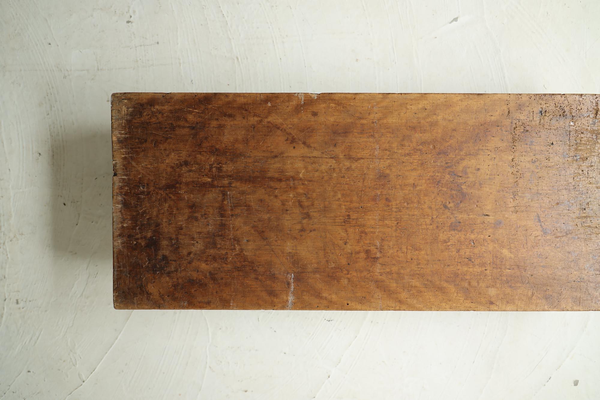 Wooden Low Table, Japanese Antique, Wabi-Sabi, Mingei 2