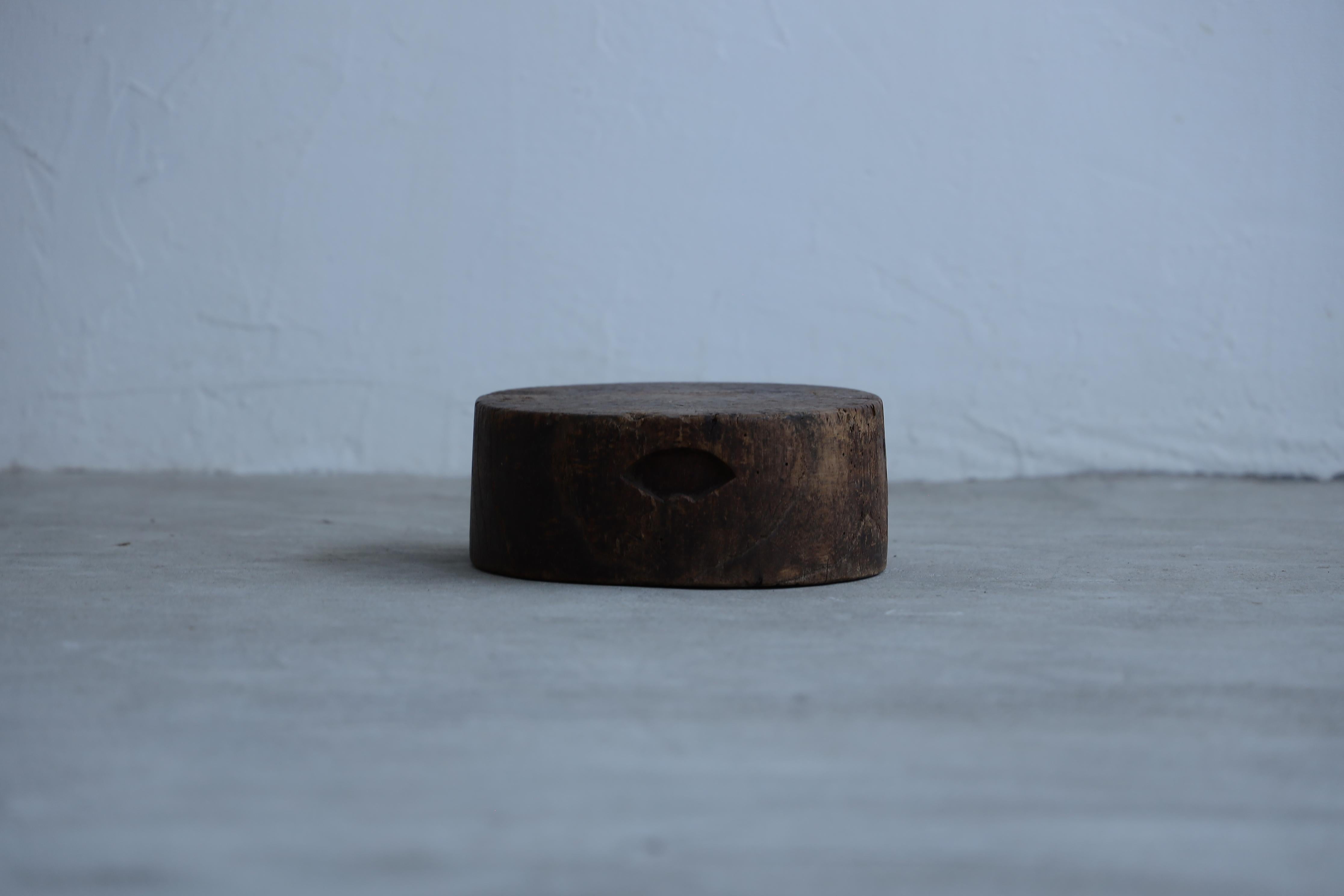 Wooden Low Table, Japanese Antique, Wabi-Sabi, Mingei For Sale 2
