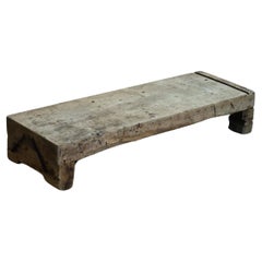 Wooden Low Table, Japanese Antique, Wabi-Sabi, Mingei