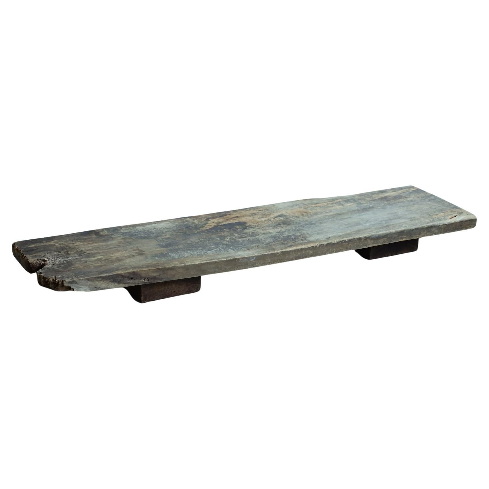 Mesa Baja de Madera, Antigüedad Japonesa, Wabi-Sabi, Mingei