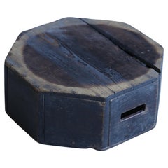 Table basse en bois ancien japonais, Wabi-Sabi, Mingei