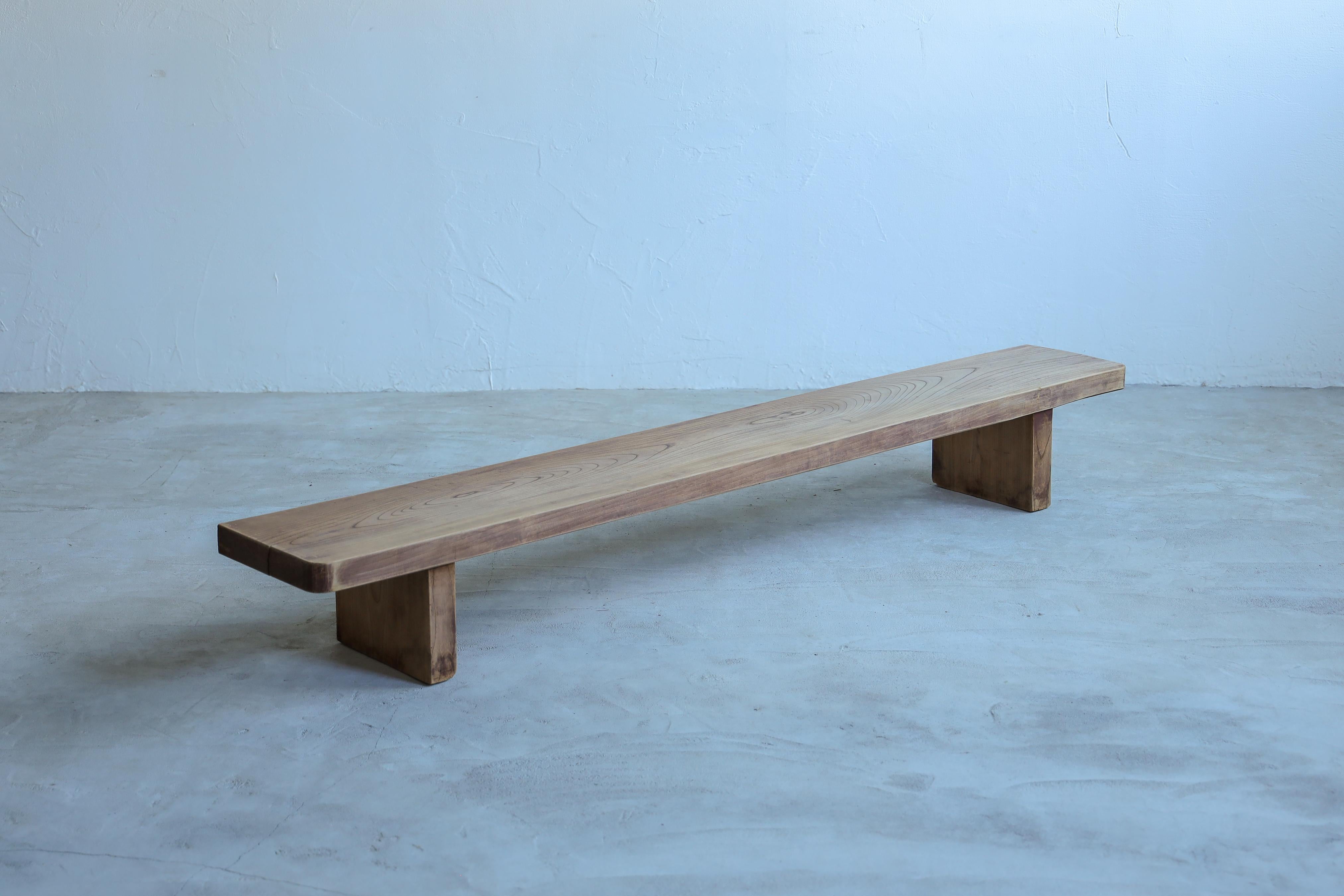 Wooden Low Table, Low chair, TV Board, Japanese Antique, Wabi-Sabi, Mingei 7