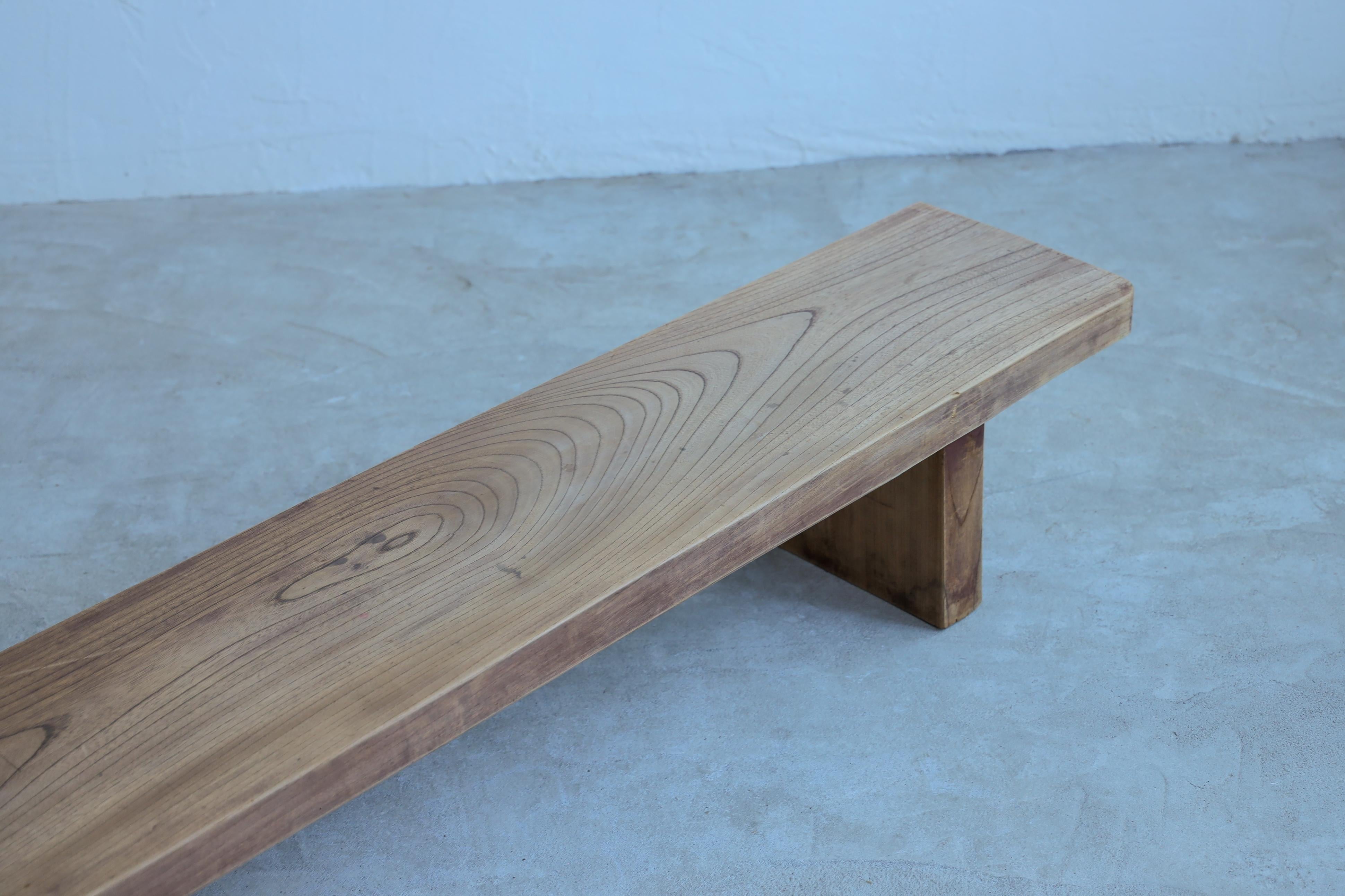Wooden Low Table, Low chair, TV Board, Japanese Antique, Wabi-Sabi, Mingei 8
