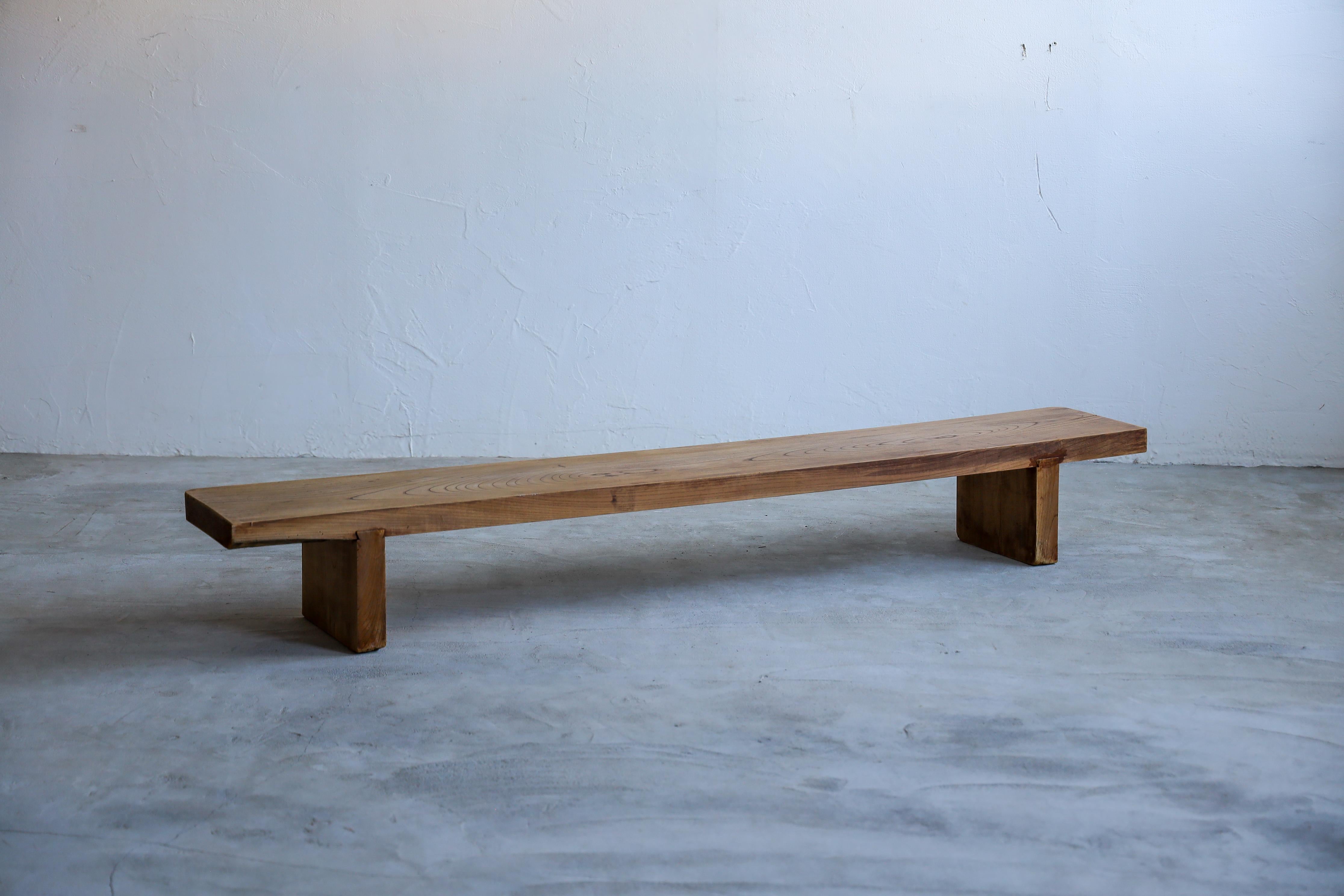 Taisho Wooden Low Table, Low chair, TV Board, Japanese Antique, Wabi-Sabi, Mingei