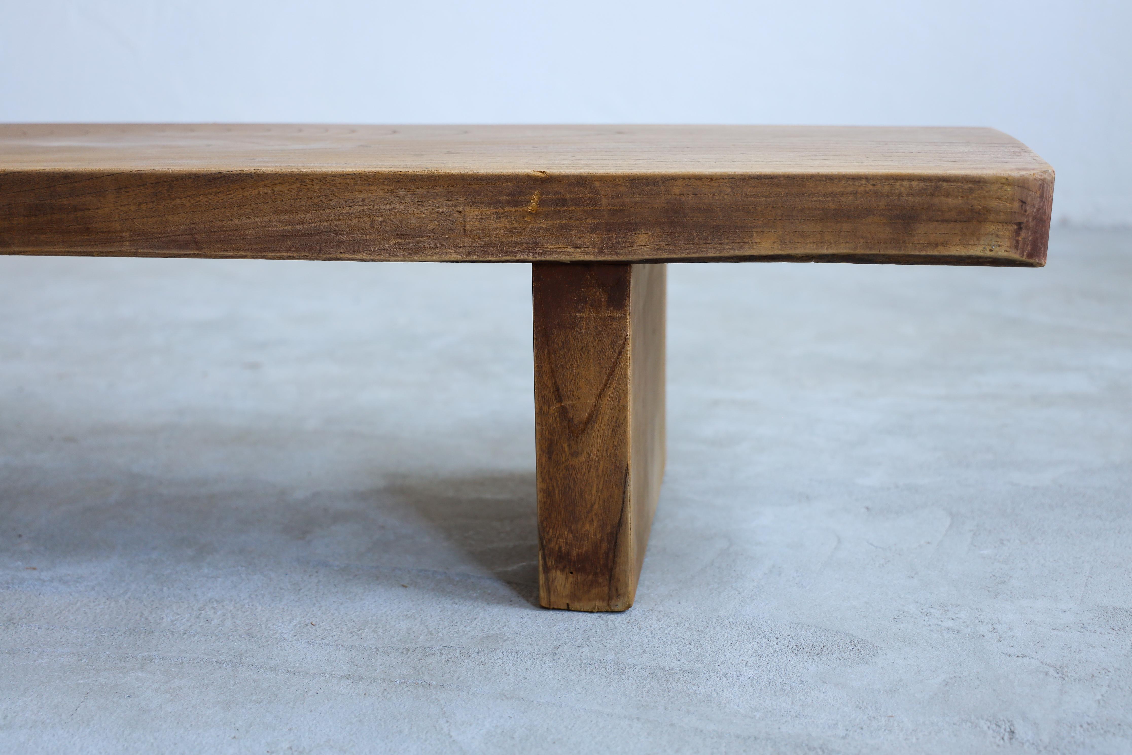 Wooden Low Table, Low chair, TV Board, Japanese Antique, Wabi-Sabi, Mingei 2