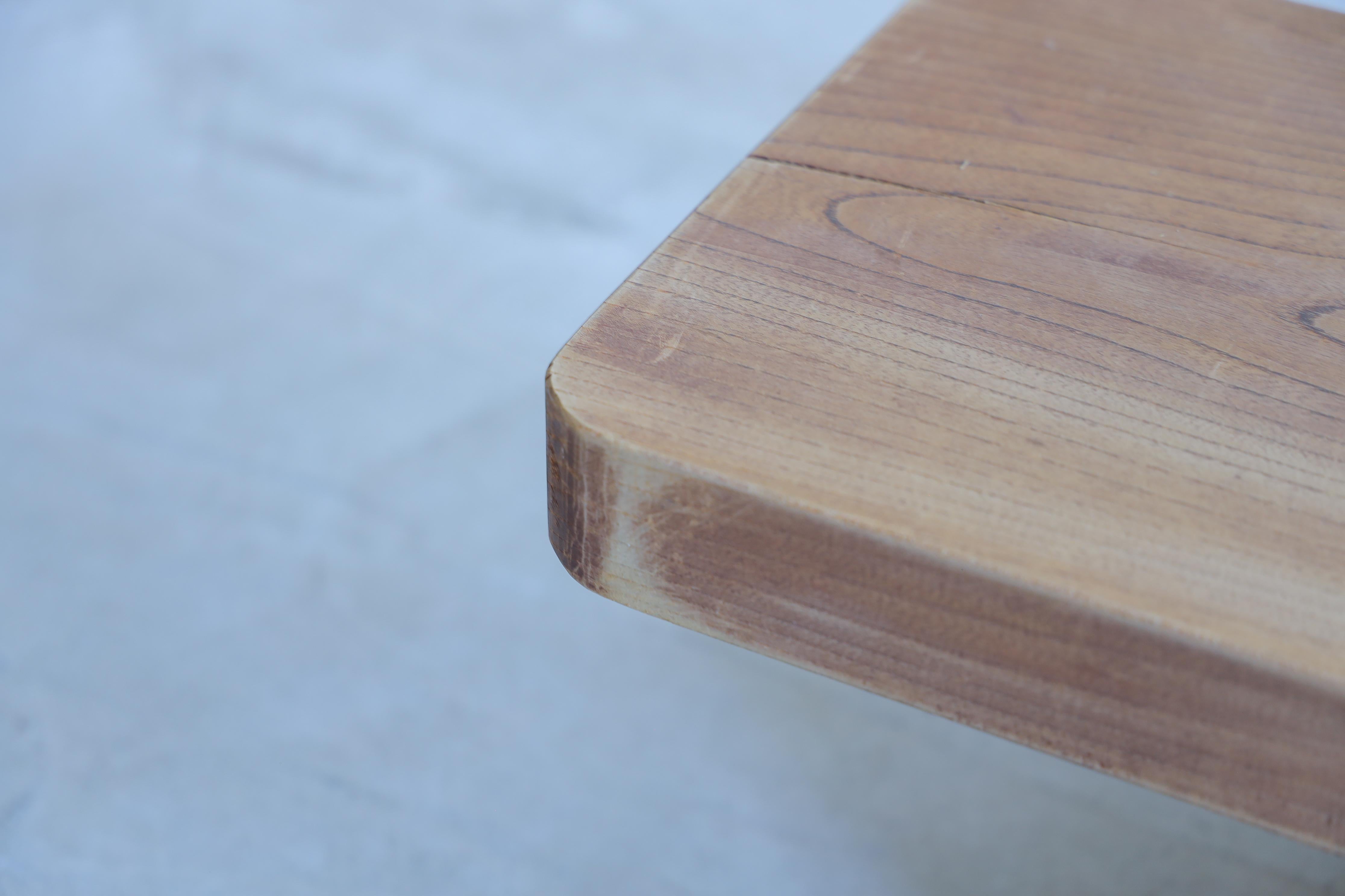 Wooden Low Table, Low chair, TV Board, Japanese Antique, Wabi-Sabi, Mingei 3