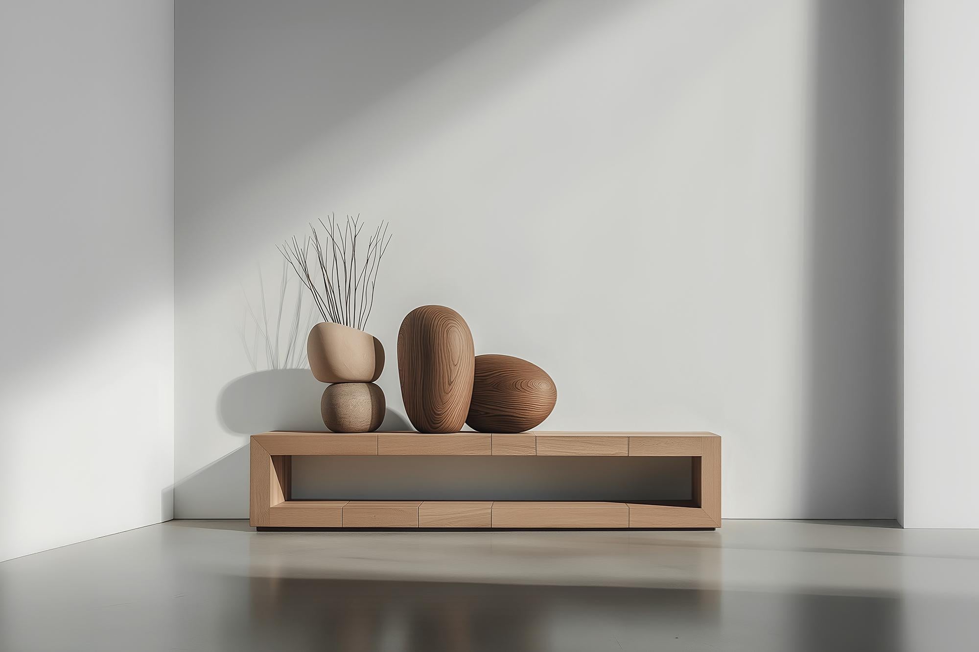 Niedriger Holztisch Sereno No42, Zeitgenössische Möbel von NONO im Angebot 1