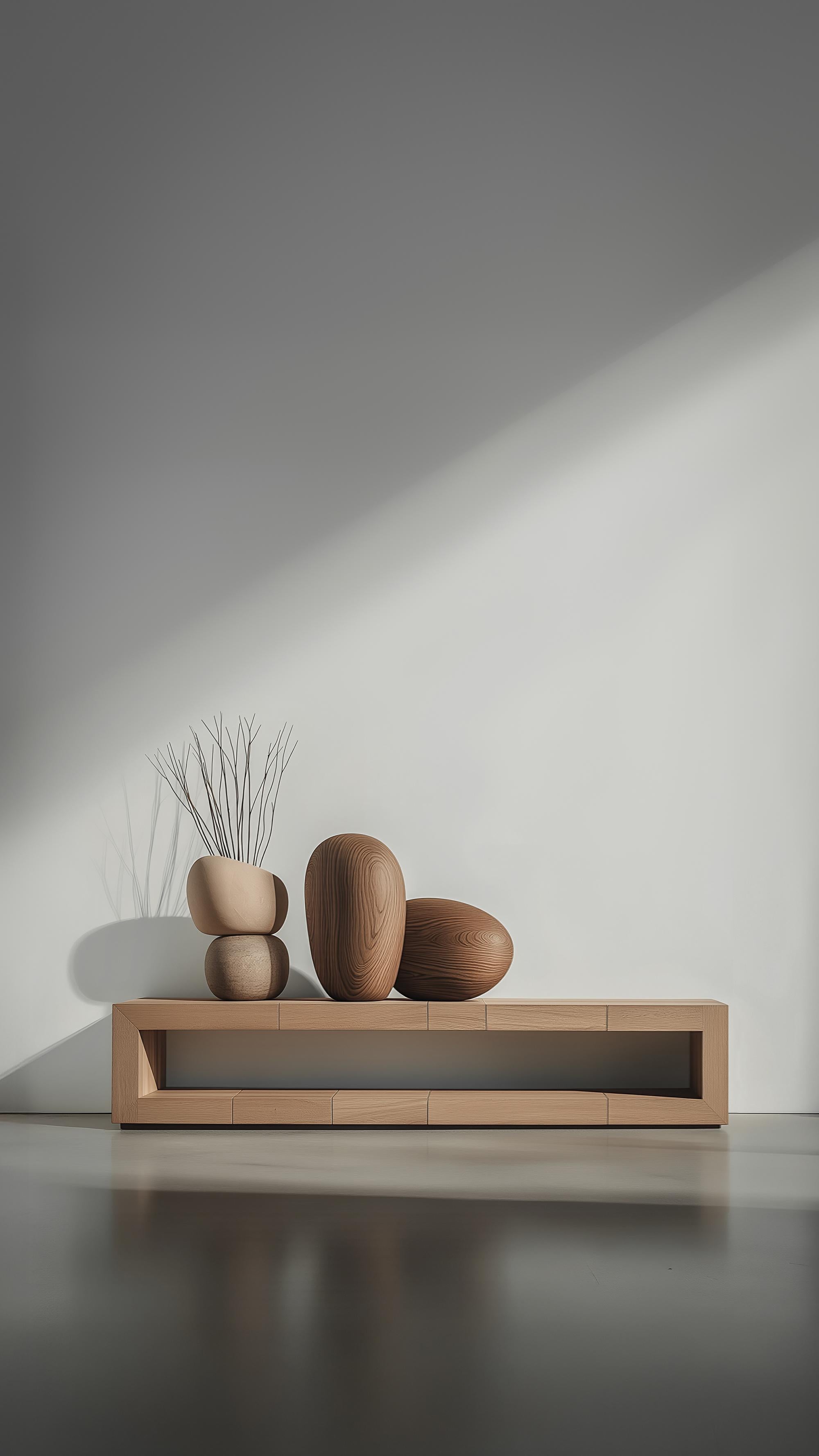 Niedriger Holztisch Sereno No42, Zeitgenössische Möbel von NONO im Angebot 2