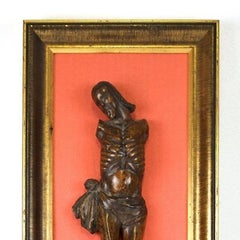 Wooden Made Crucifixion of Jesus, Italian Manufacture, Late XVI Century