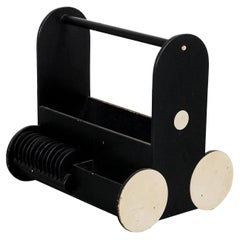 Wooden Magazine Rack by Jedebe, 1930s