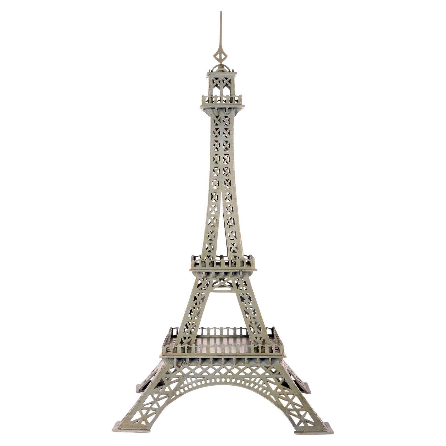 Wooden maquette, depicting the Eiffel Tower, France early 20th century.