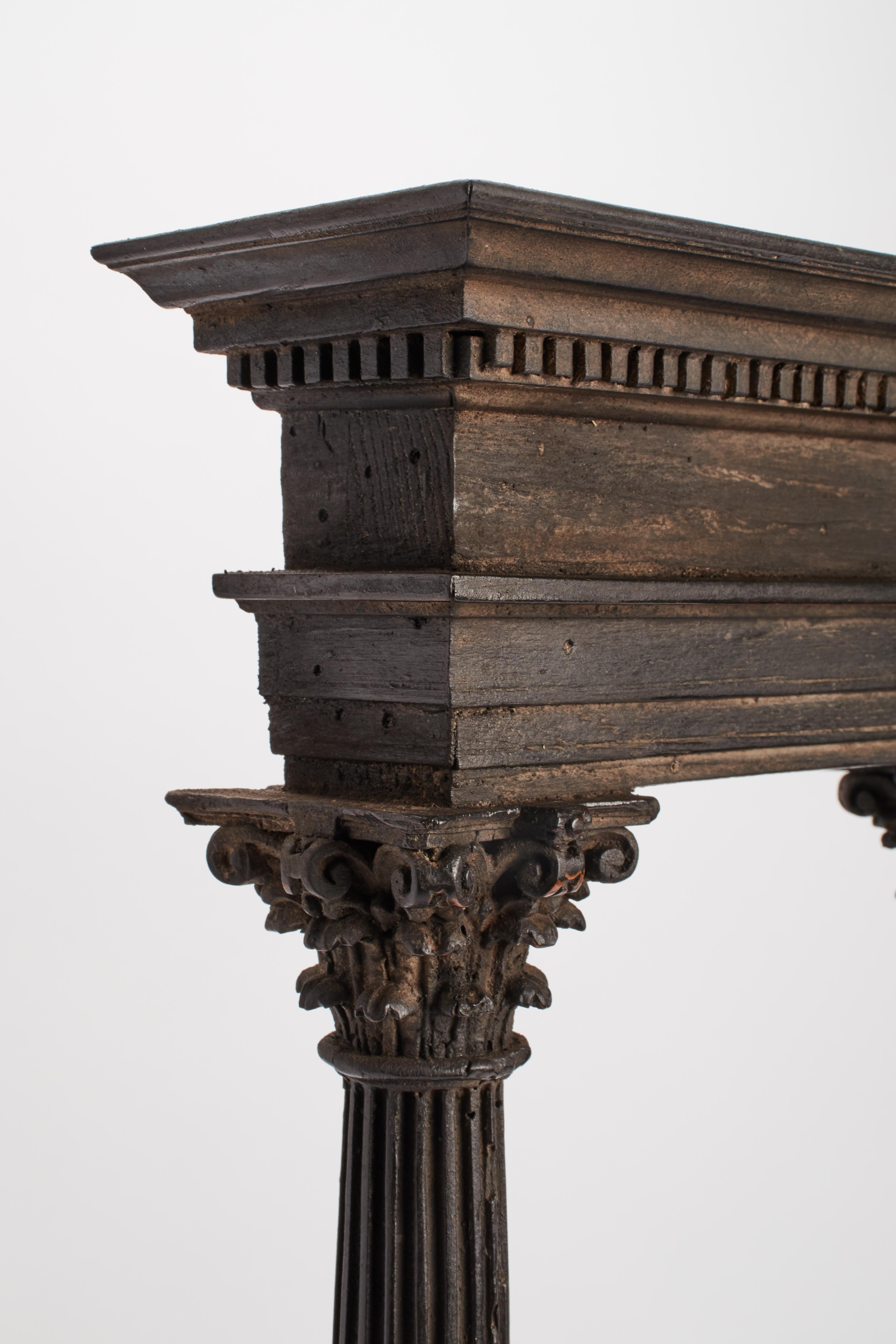 Mid-17th Century Wooden Maquette of an Architectural Model, Italy, 1650