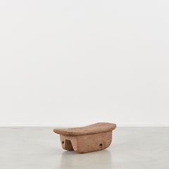 Wooden Meditation Stool from Burkino Fasso, circa 1950