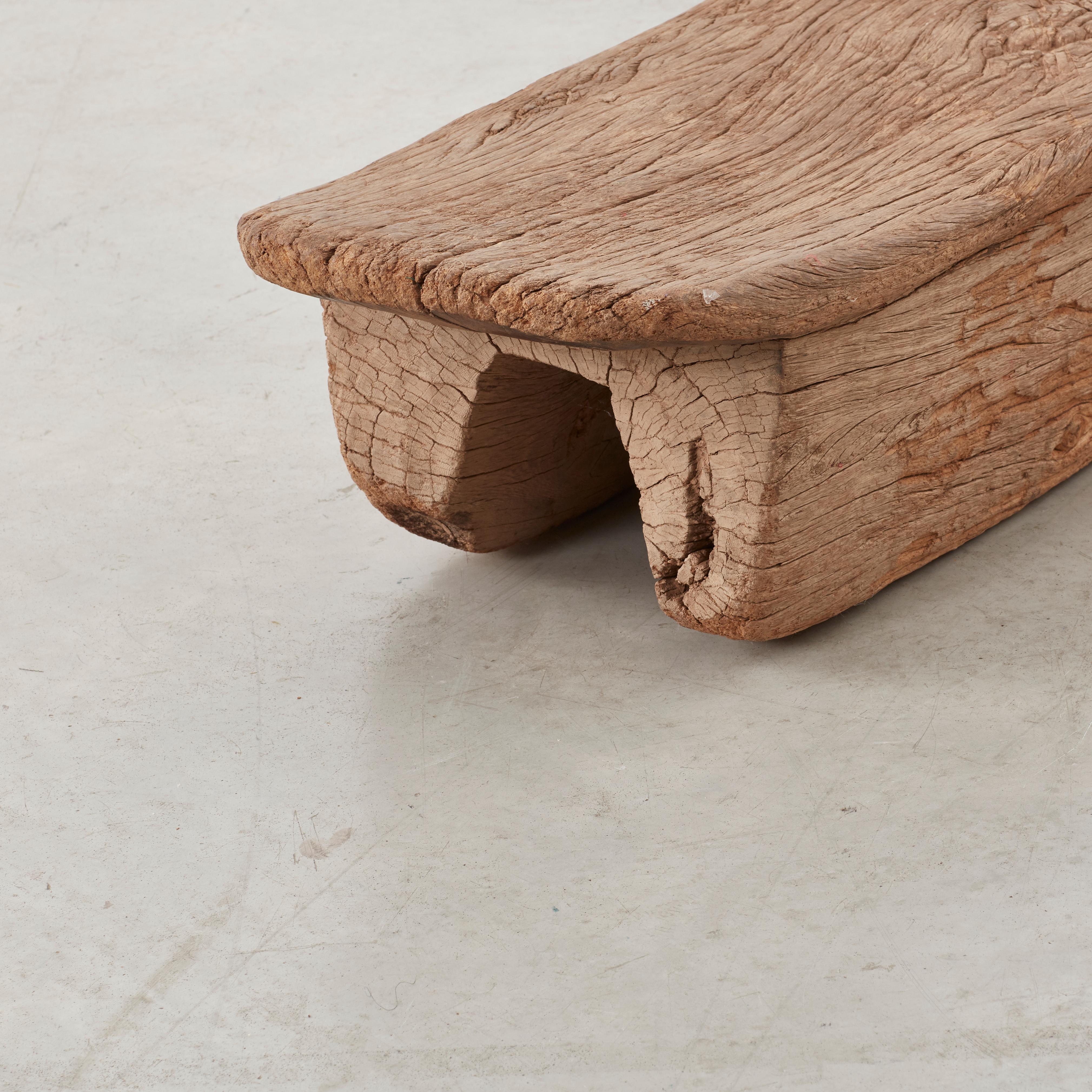 20th Century Wooden Meditation Stool from Burkino Fasso, circa 1950