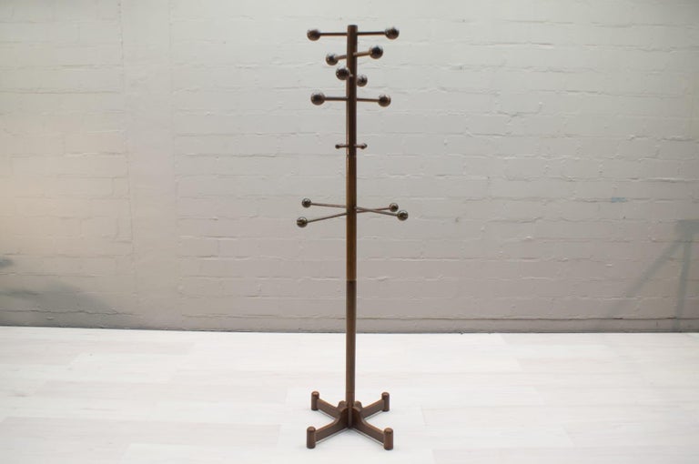 Wooden MidCentury Modern Atomic Sputnik Coat Tree or Stand, Denmark