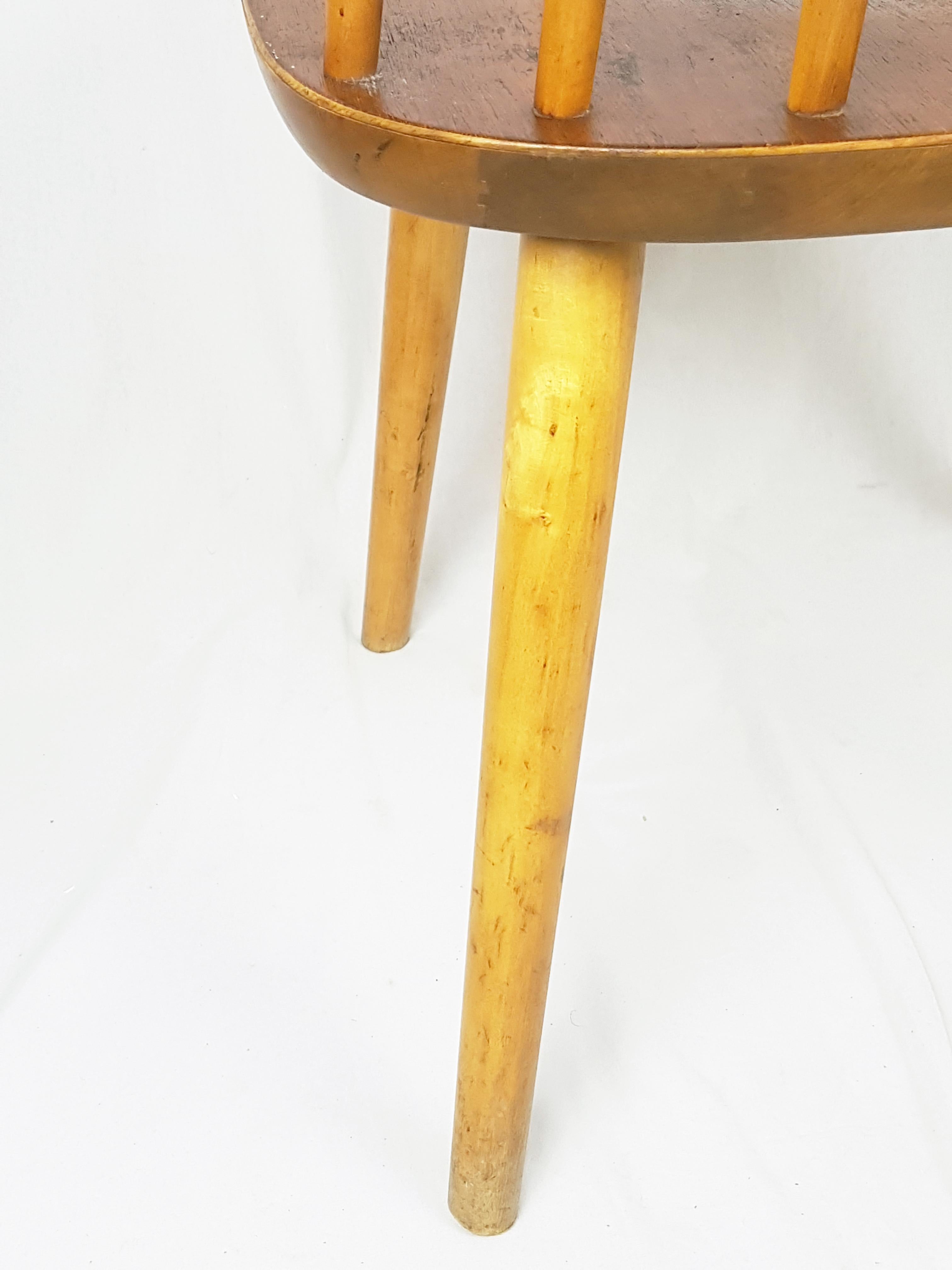Pinocchio-Stuhl aus Holz, Mid Century Modern, von Yngve Ekström für Stolab im Angebot 5